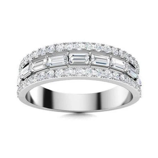 Gold & White Diamond 5.00 Cts Ring