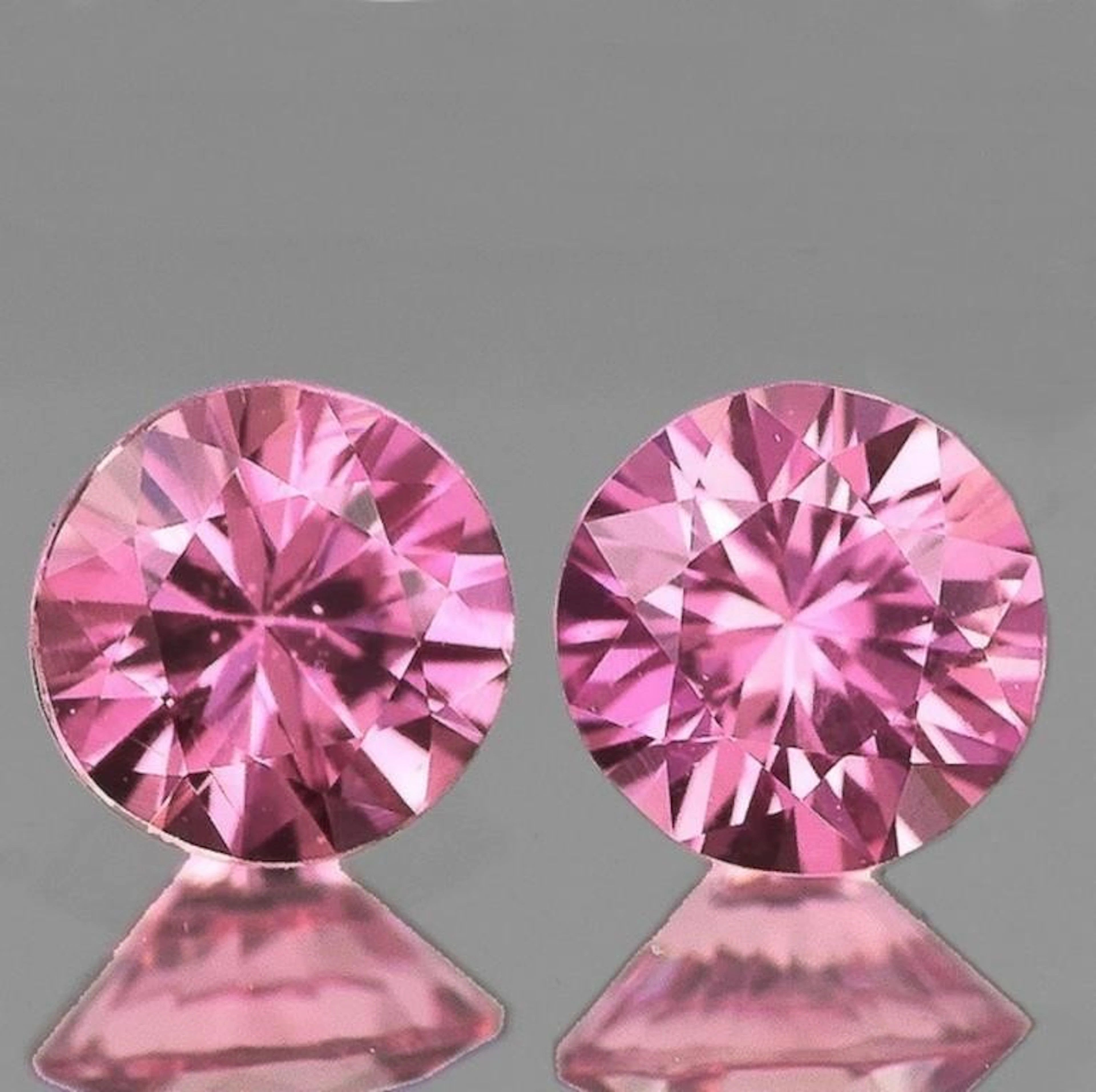 Natural Rare Pink Mahenge Spinel Pair [Flawless-VV