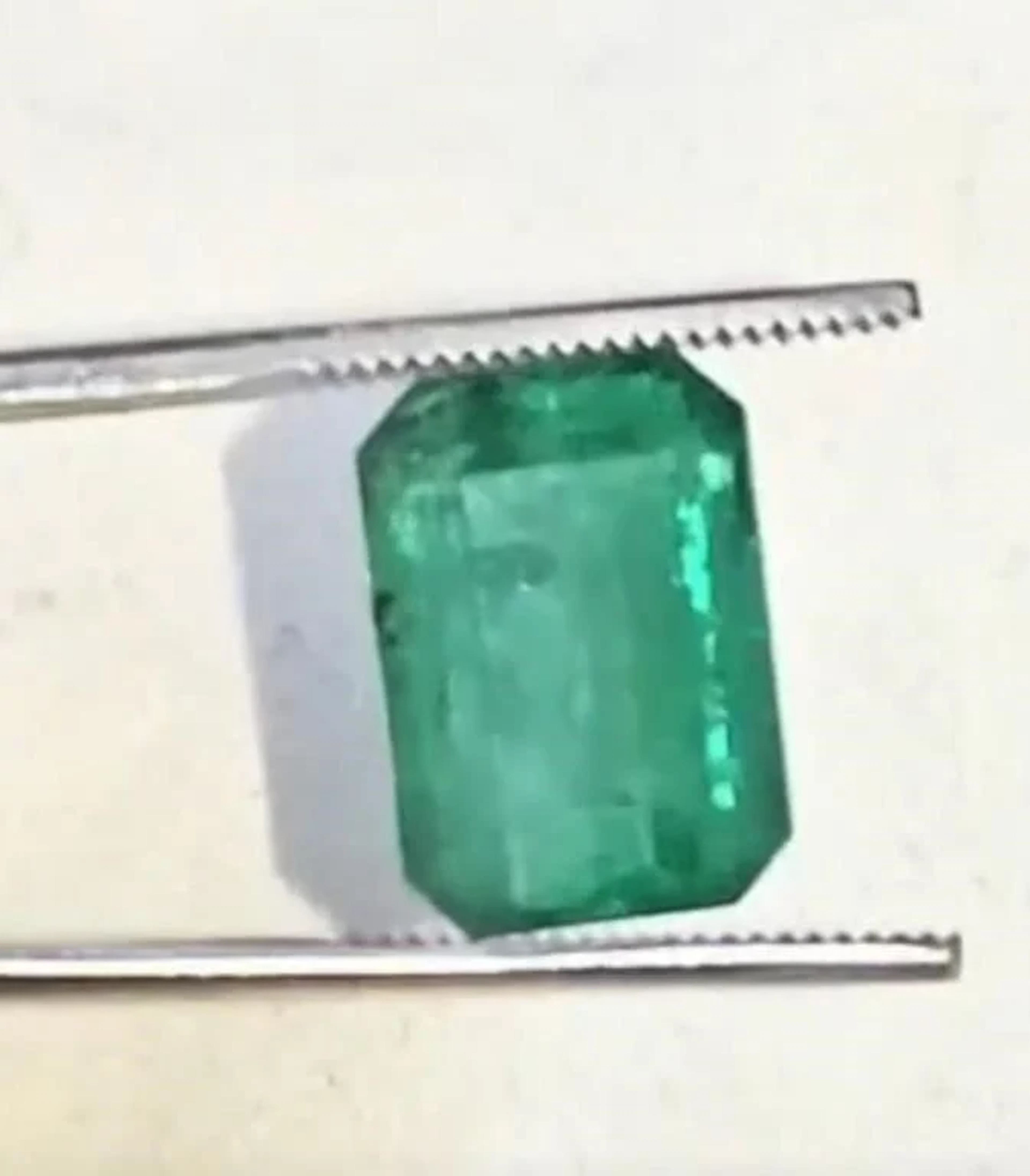 Natural Zambian Green Emerald 12.50 Cts - IGI Cert