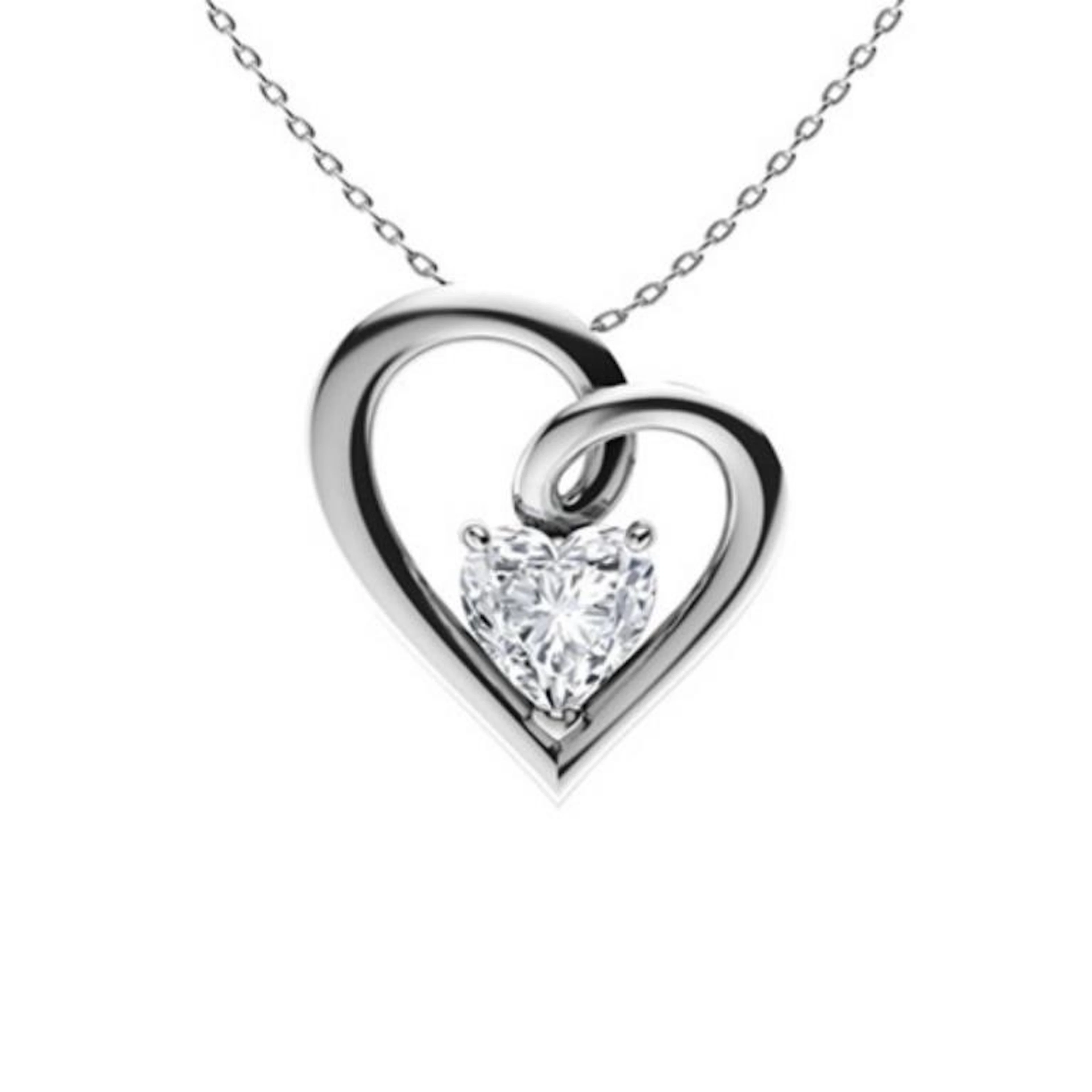 Gold & White Diamonds 2 Cts Necklace - E/VVS