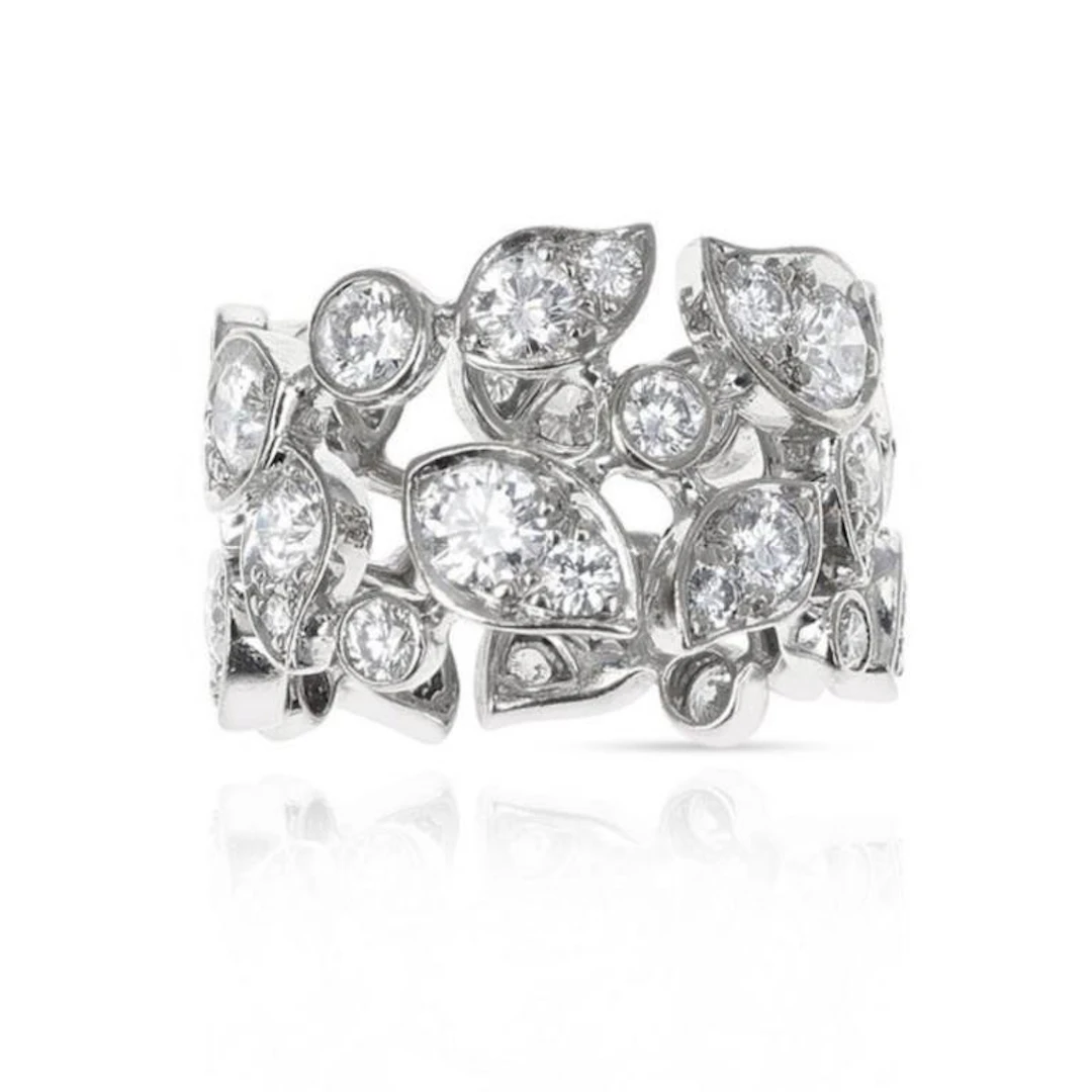 Gold & White Diamond Eternity Ring