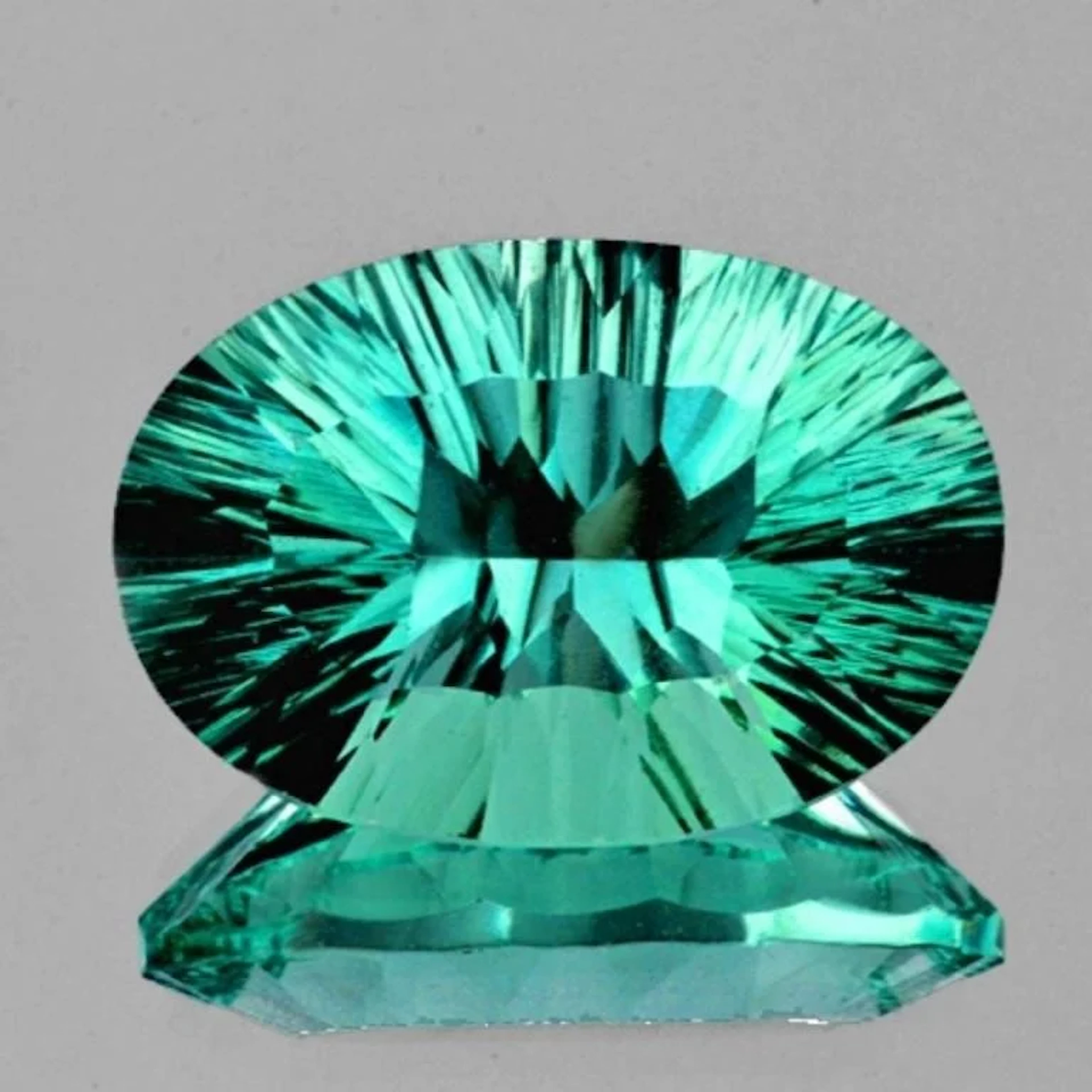 Natural Paraiba Green Blue Fluorite {Flawless-VVS}