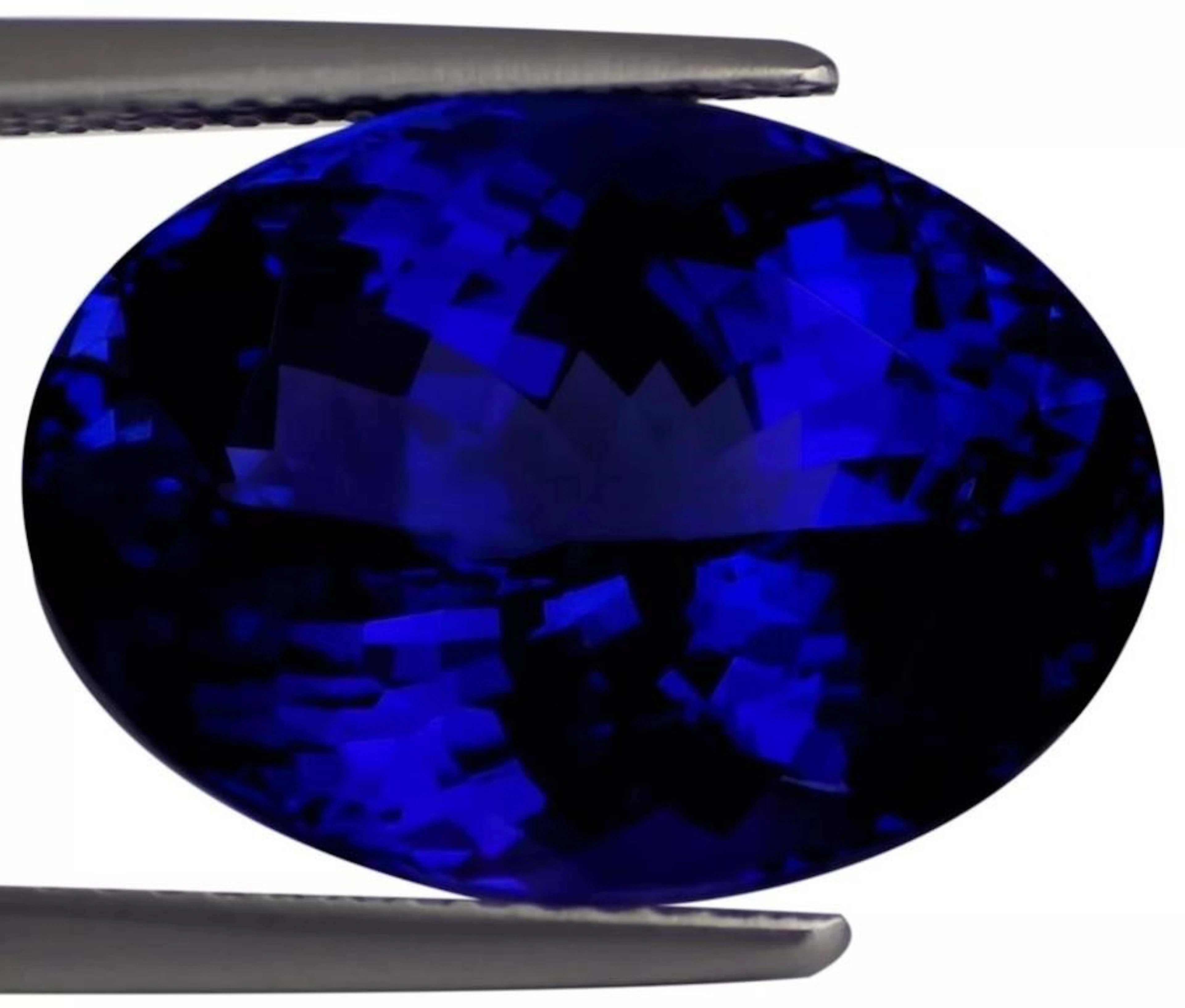 Natural Museum Quality Royal Blue Tanzanite 100 Ca