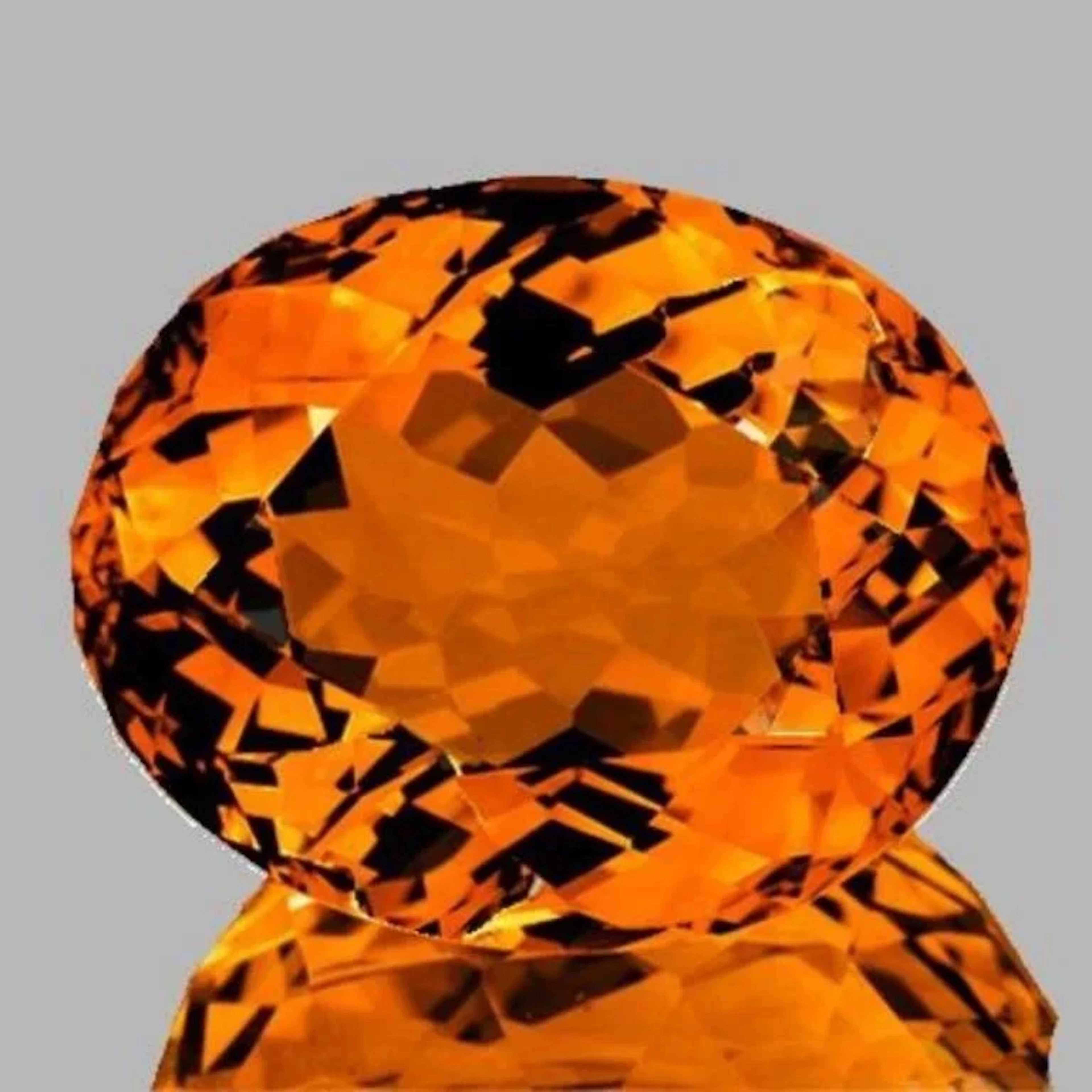Natural Brazil Madeira Orange Citrine {Flawless-VV