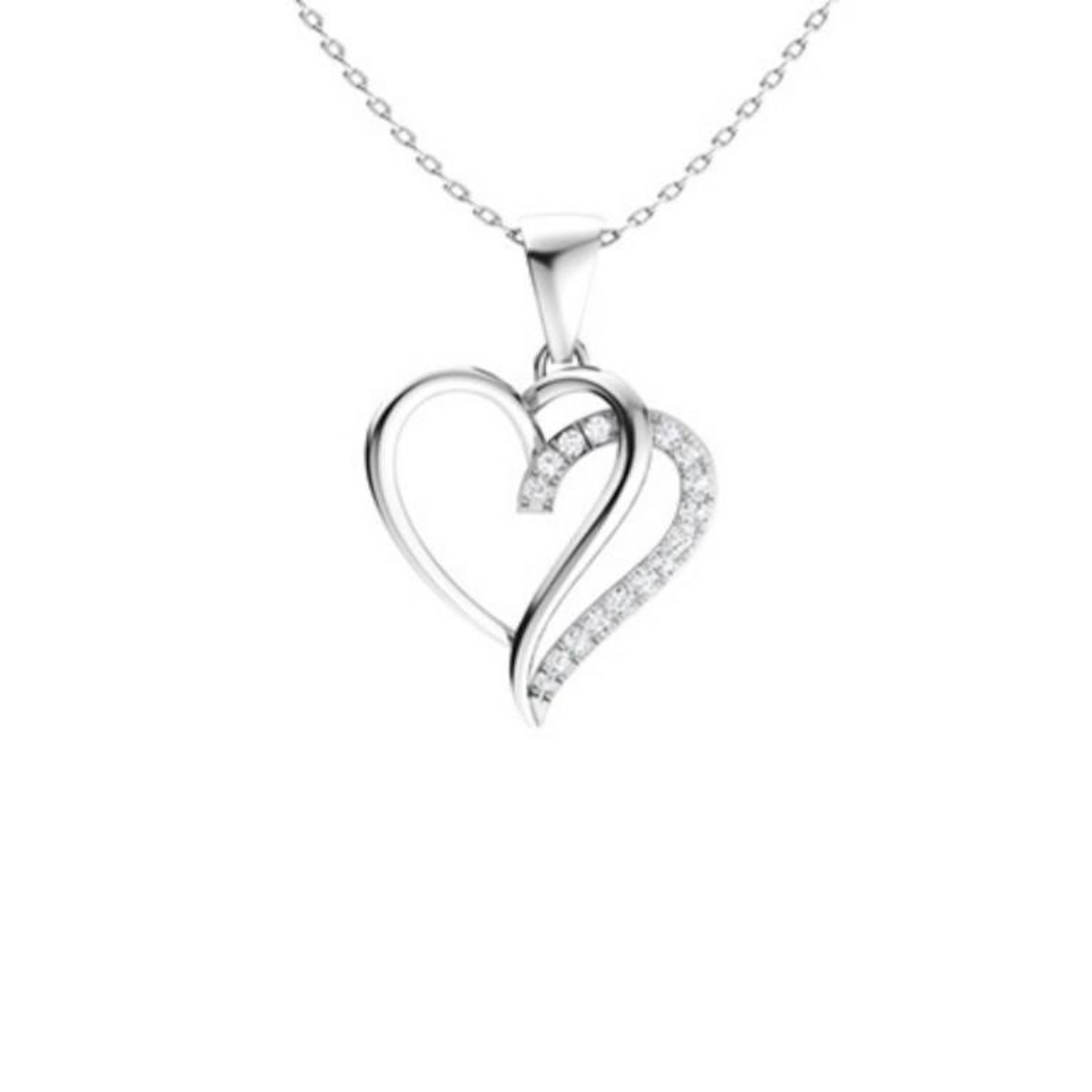 Gold & White Diamonds 2 Cts Necklace - E/VVS