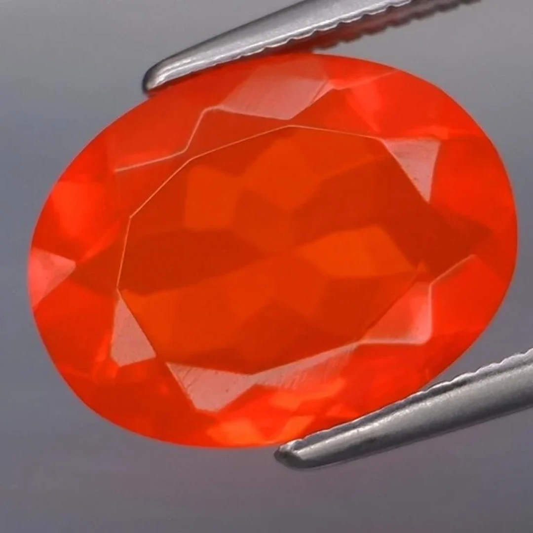 Natural Orange Mexican Opal 2.60 Carats