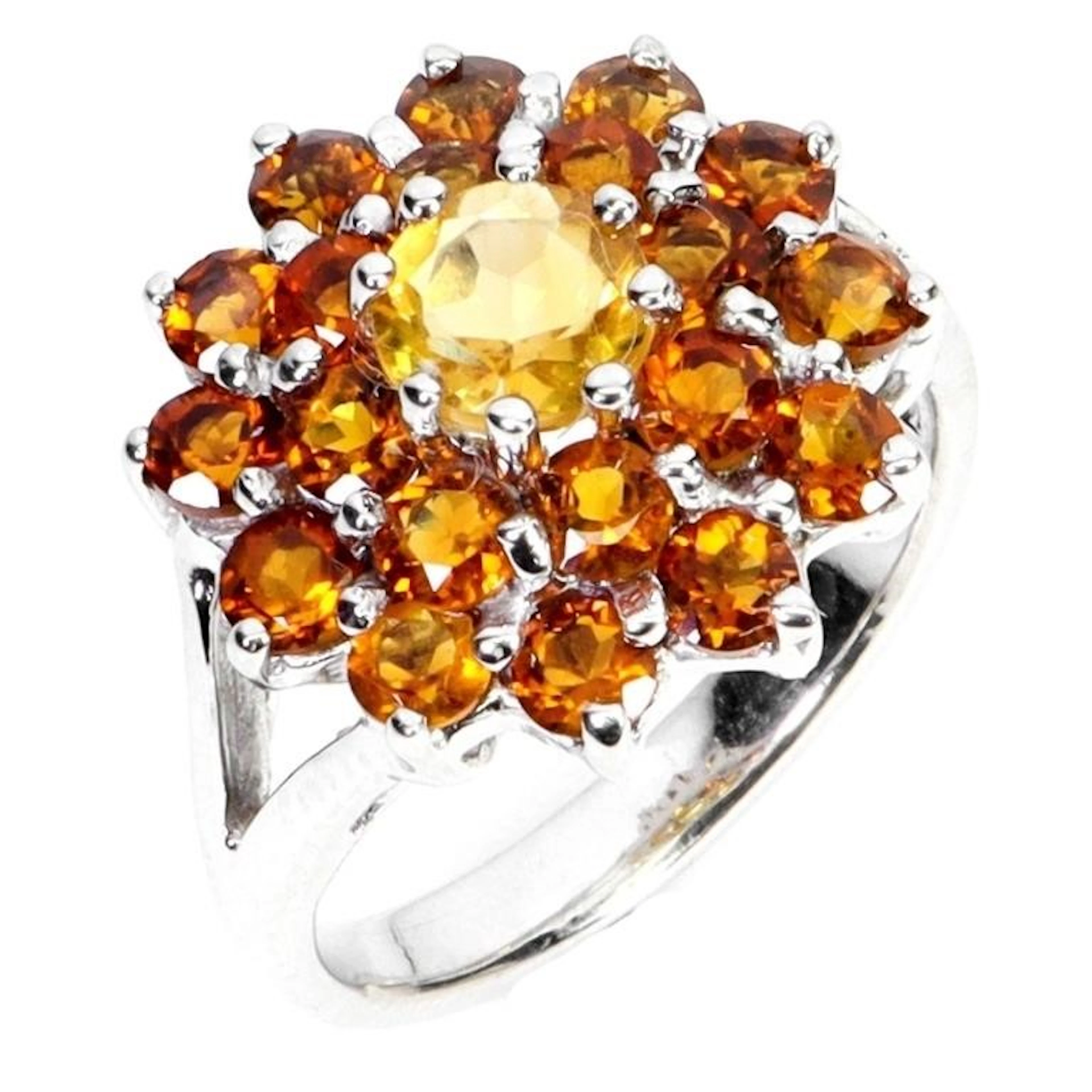 Natural Brazil Citrine Ring