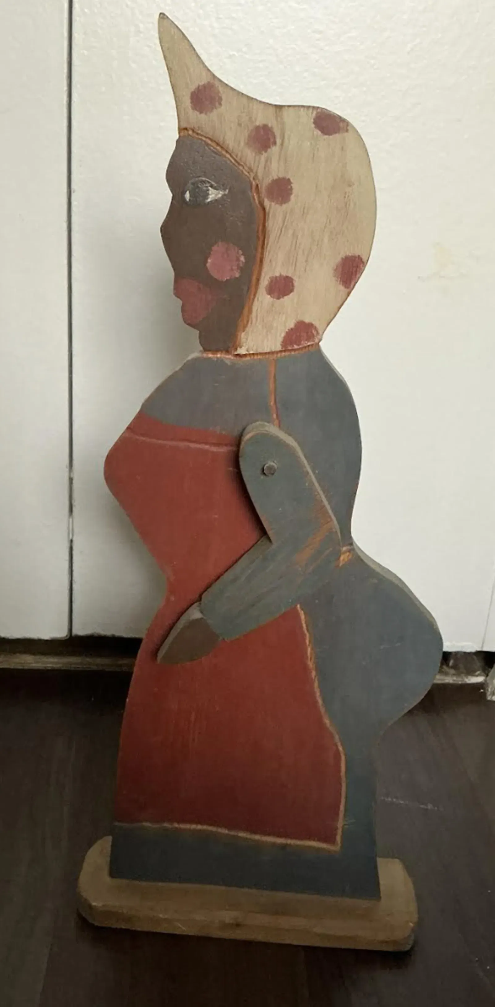 Black Americana Era Wooden Hand Carved Aunt Jemima Folk Art | Barnebys