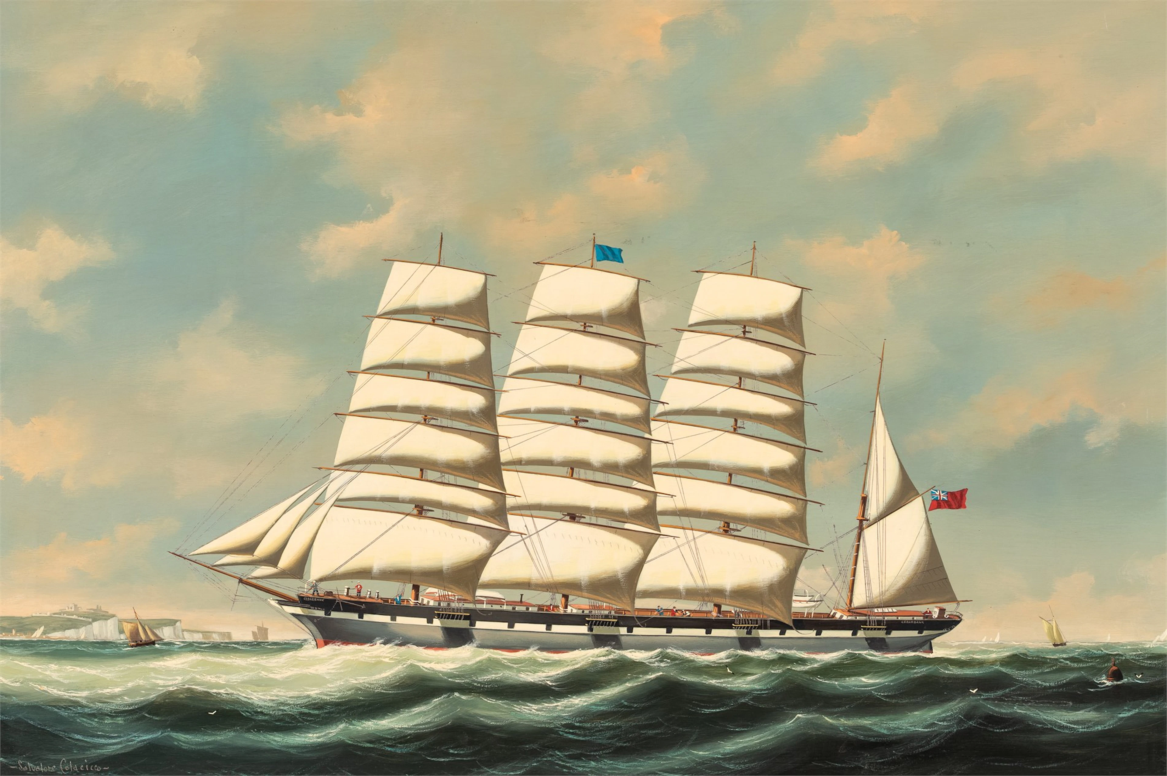 Salvatore Colacicco (1935 - ) Barken Cedarbank