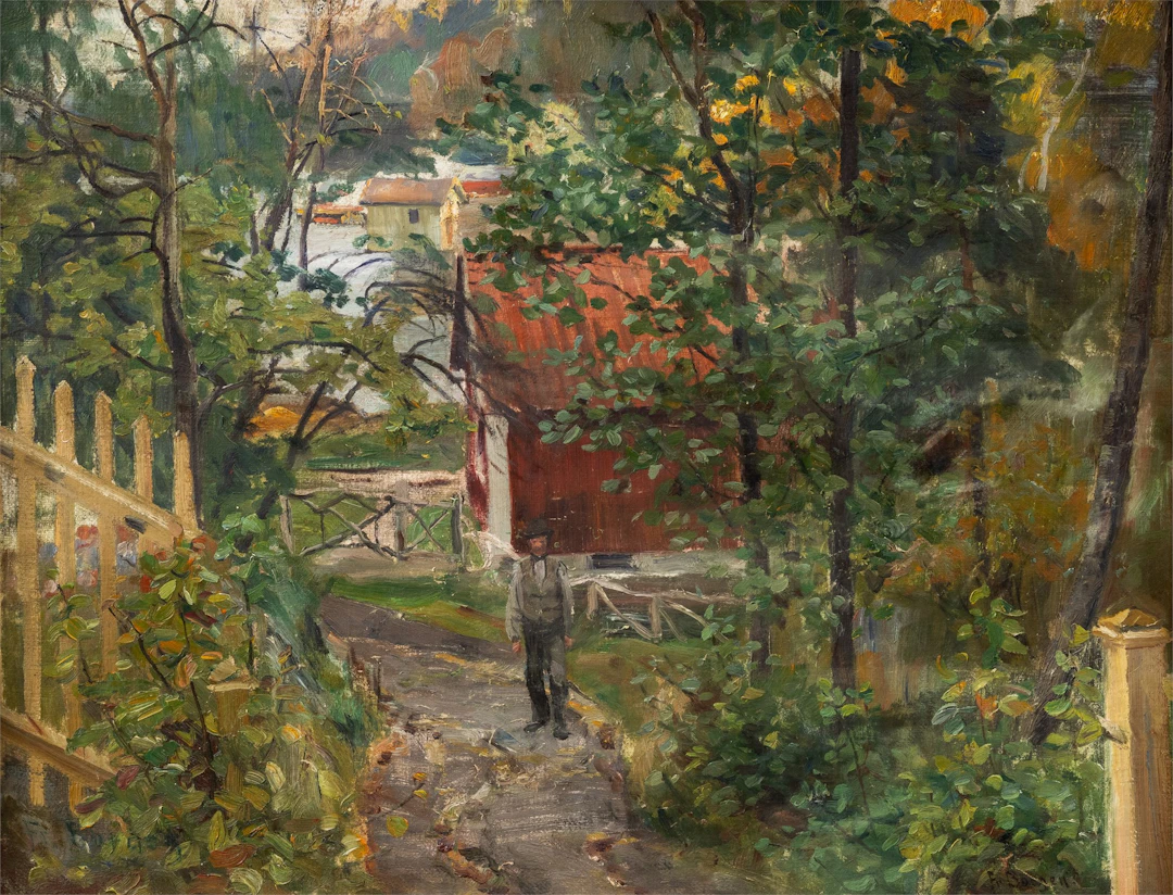 Fredrik Borgen (1852 - 1907) Fra Nesodden