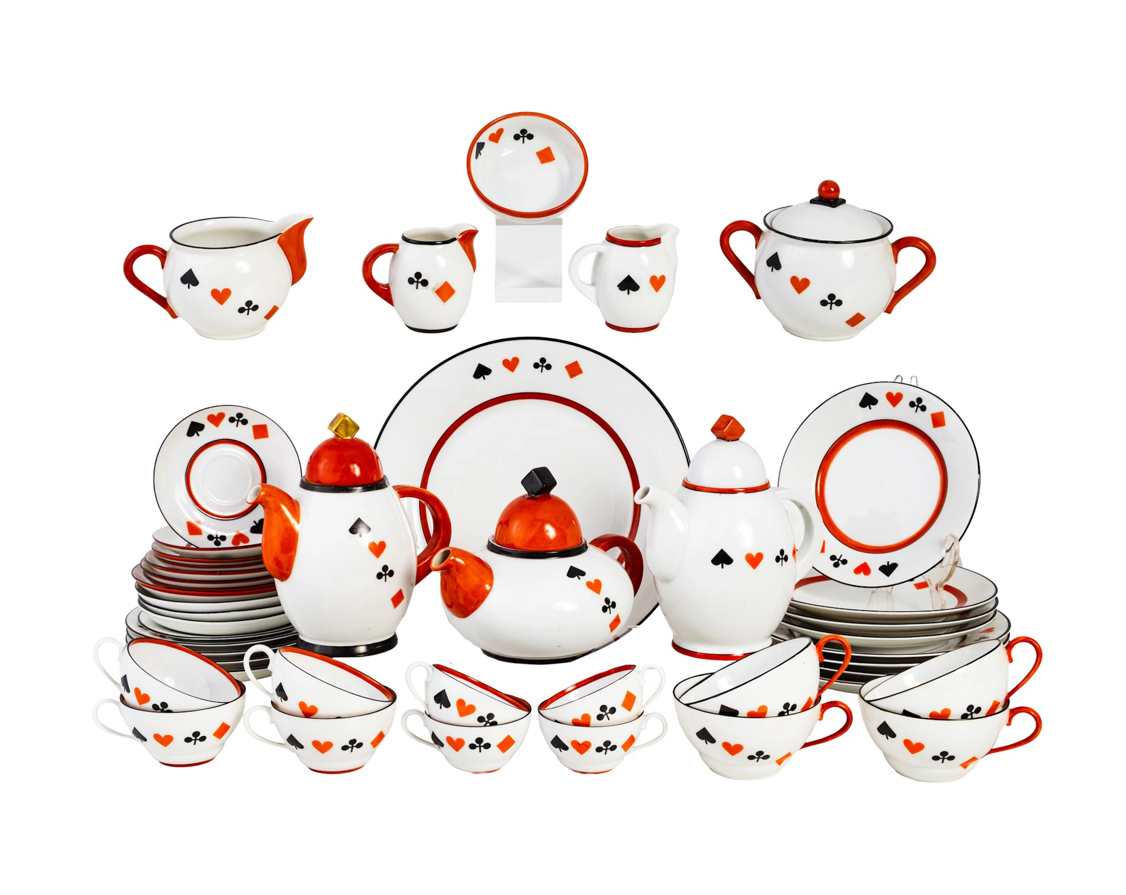 Nora Gulbrandsen (1894-1978) for Porsgrund Porselen Kaffe- og teservise