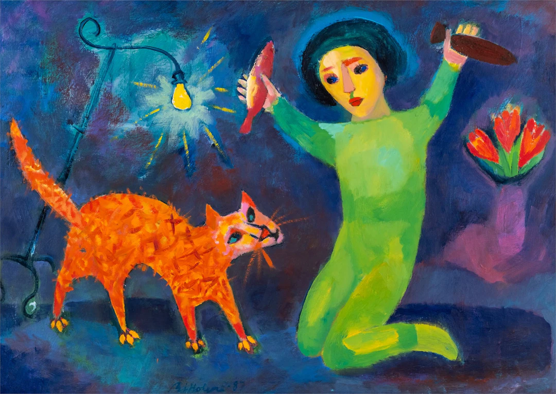 Bjørg Holene (1947 - ) Uten tittel, 1987