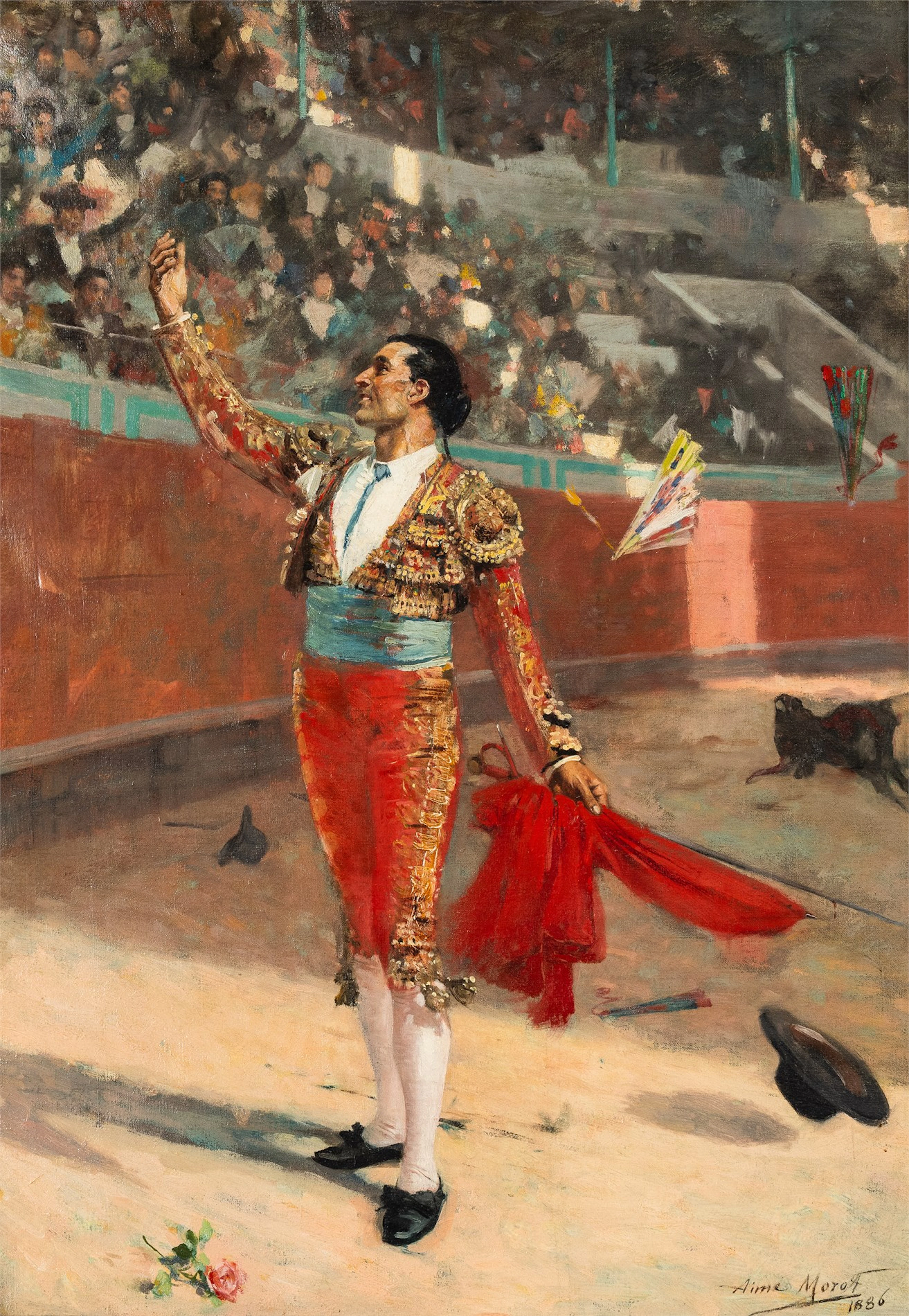 Aimé Nicolas Morot (1850 - 1913) Seirende matador