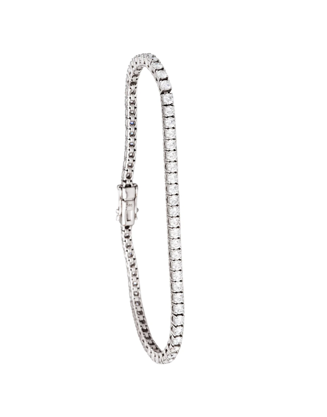Tennisarmbånd med diamanter