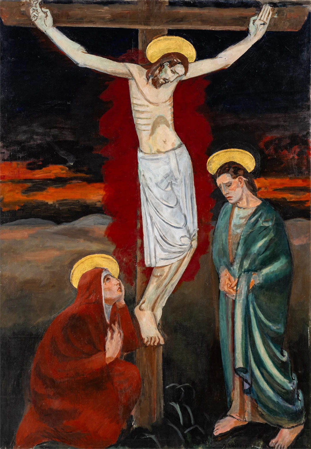 Jean Heiberg (1884 - 1976) Jesu korsfestelse