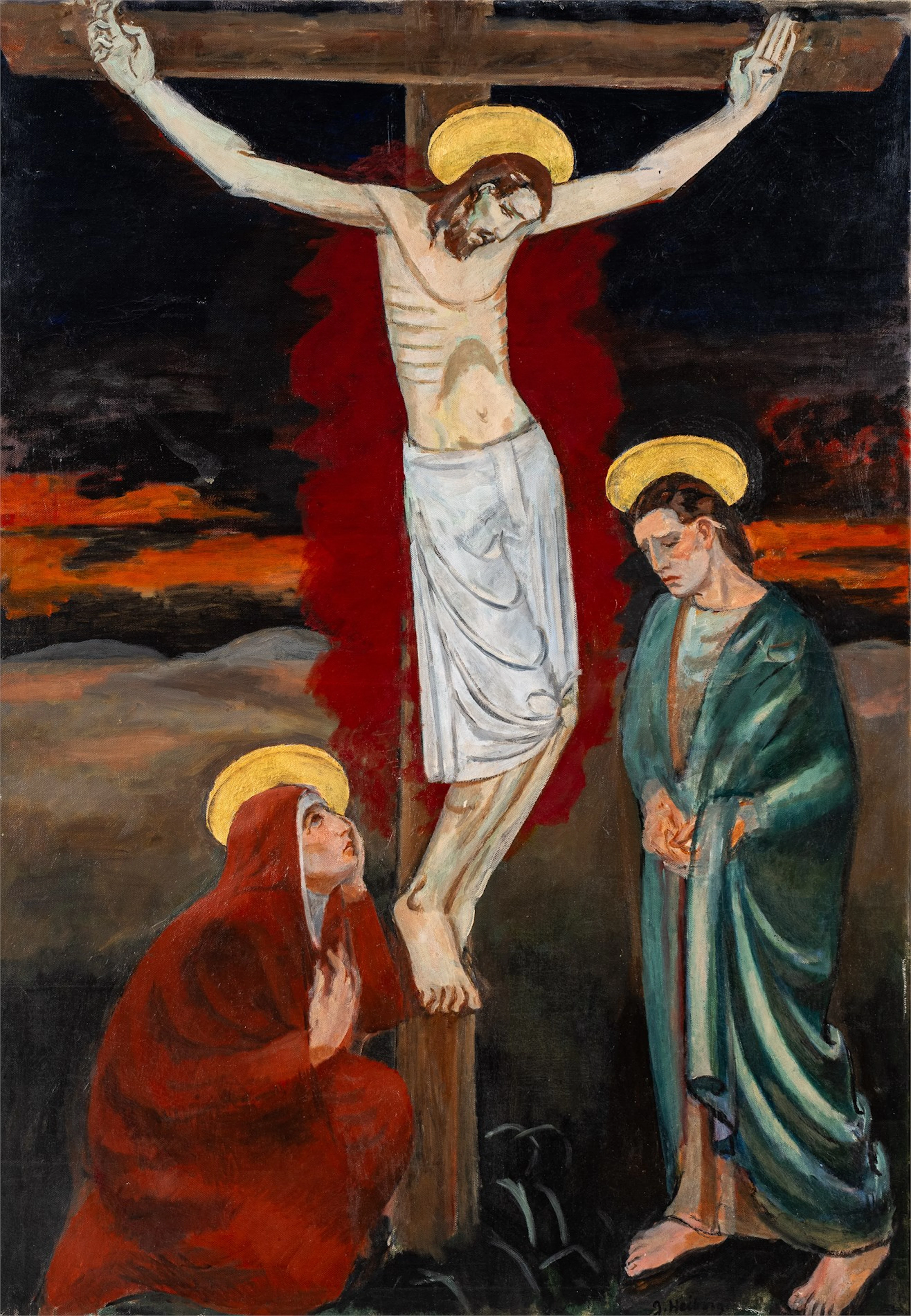 Jean Heiberg (1884 - 1976) Jesu korsfestelse