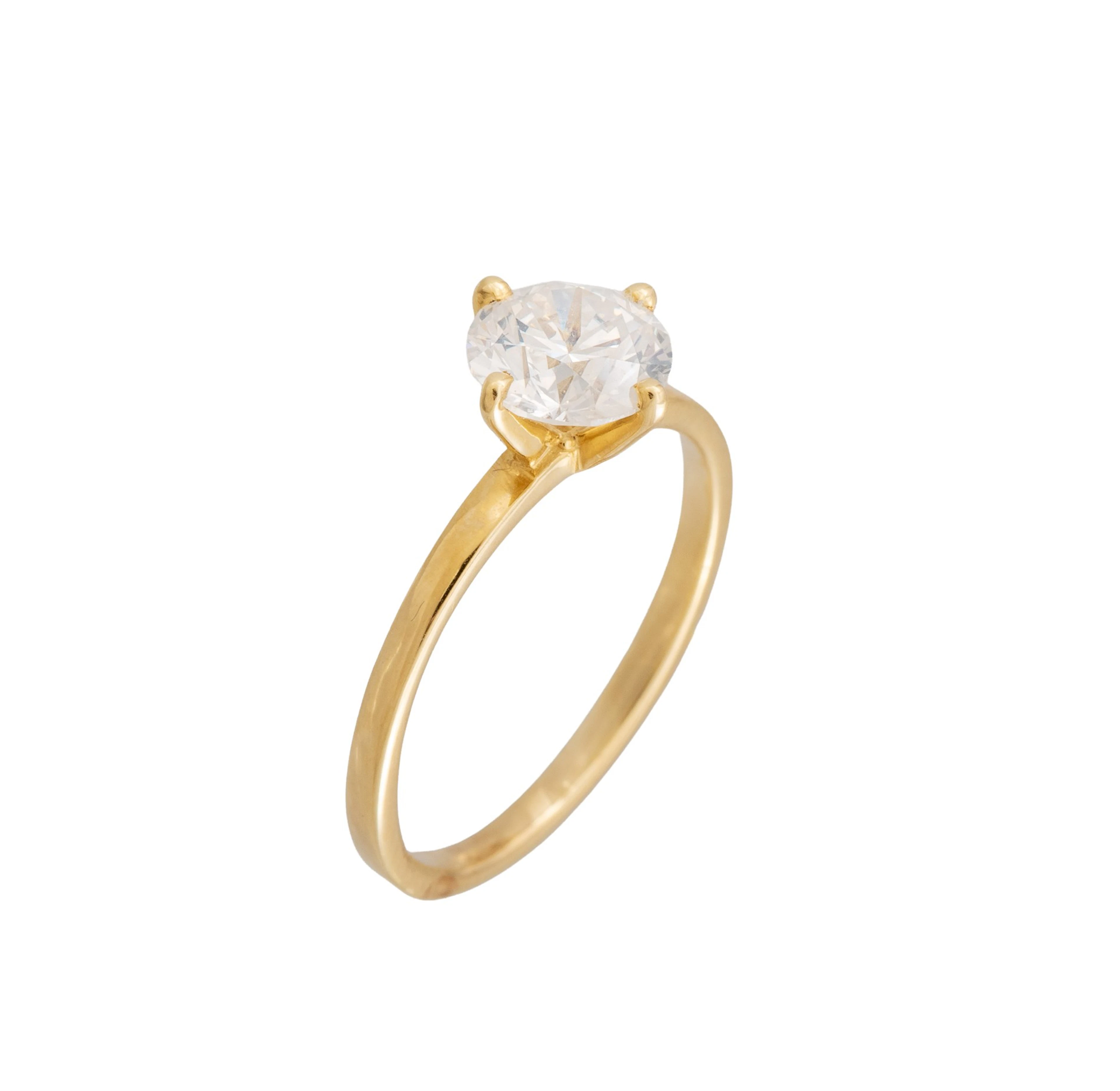 Diamantring - 1,23 karat