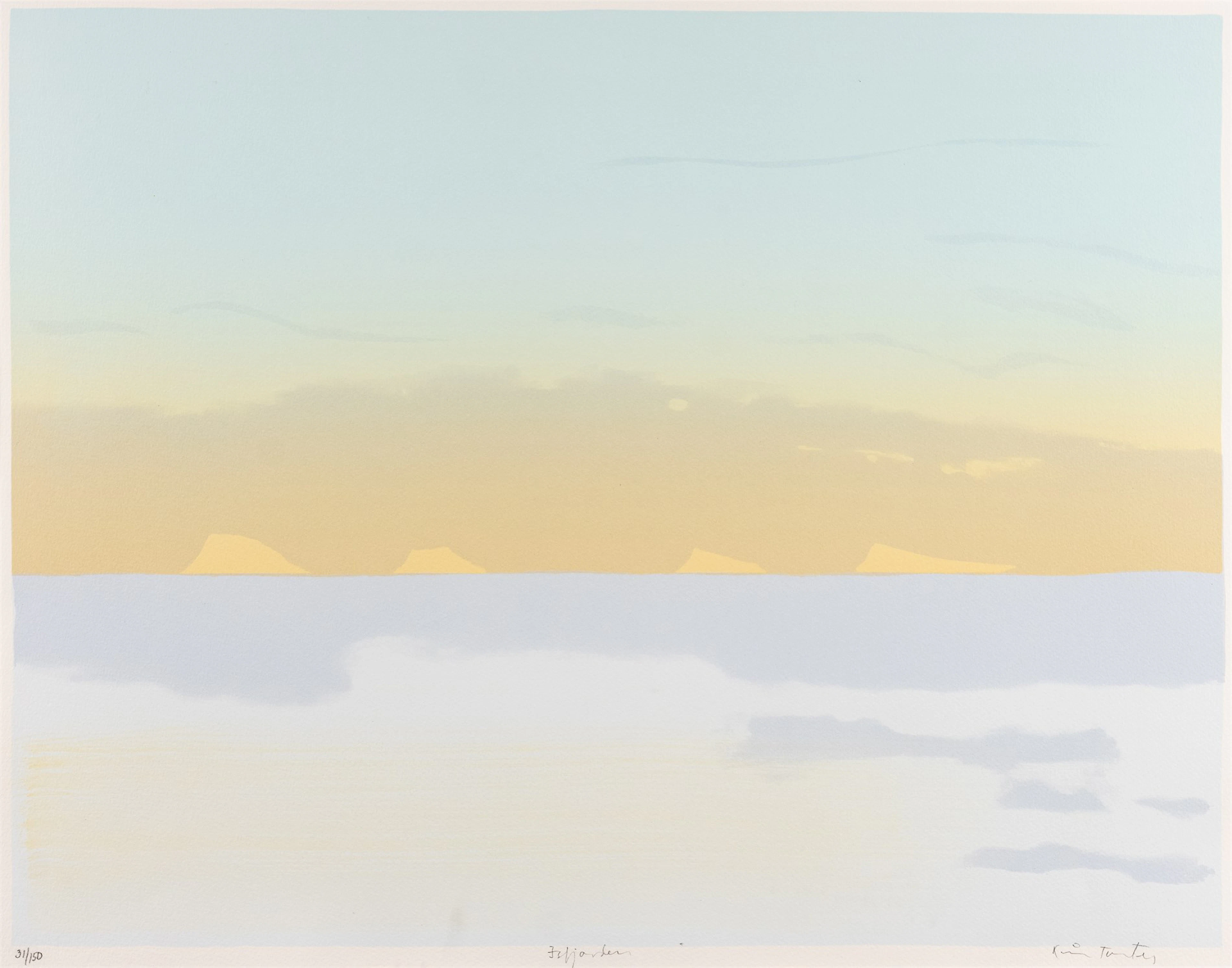 Kåre Tveter (1922 - 2012) "Isfjorden"