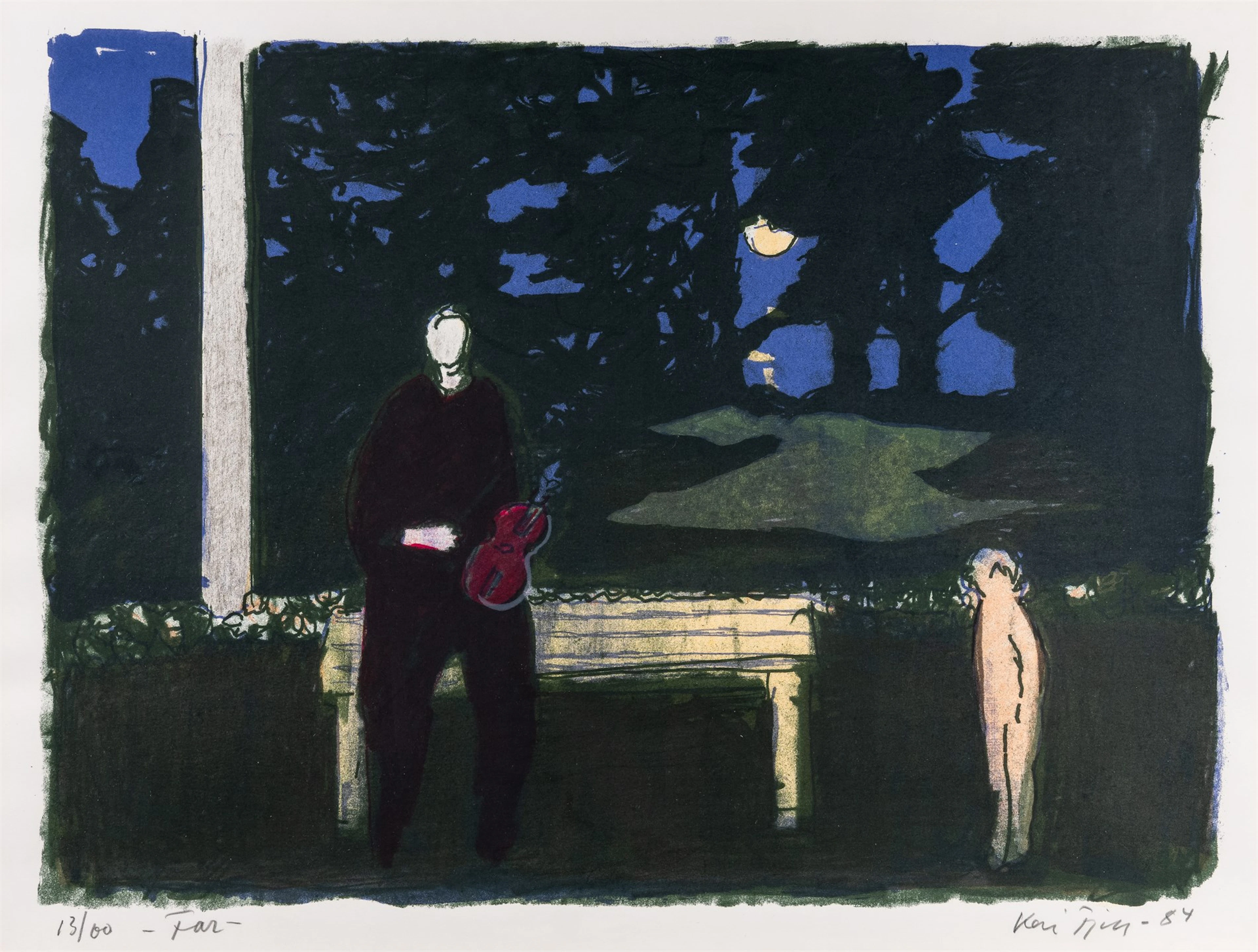 Kai Fjell (1907 - 1989) "Far" 1984