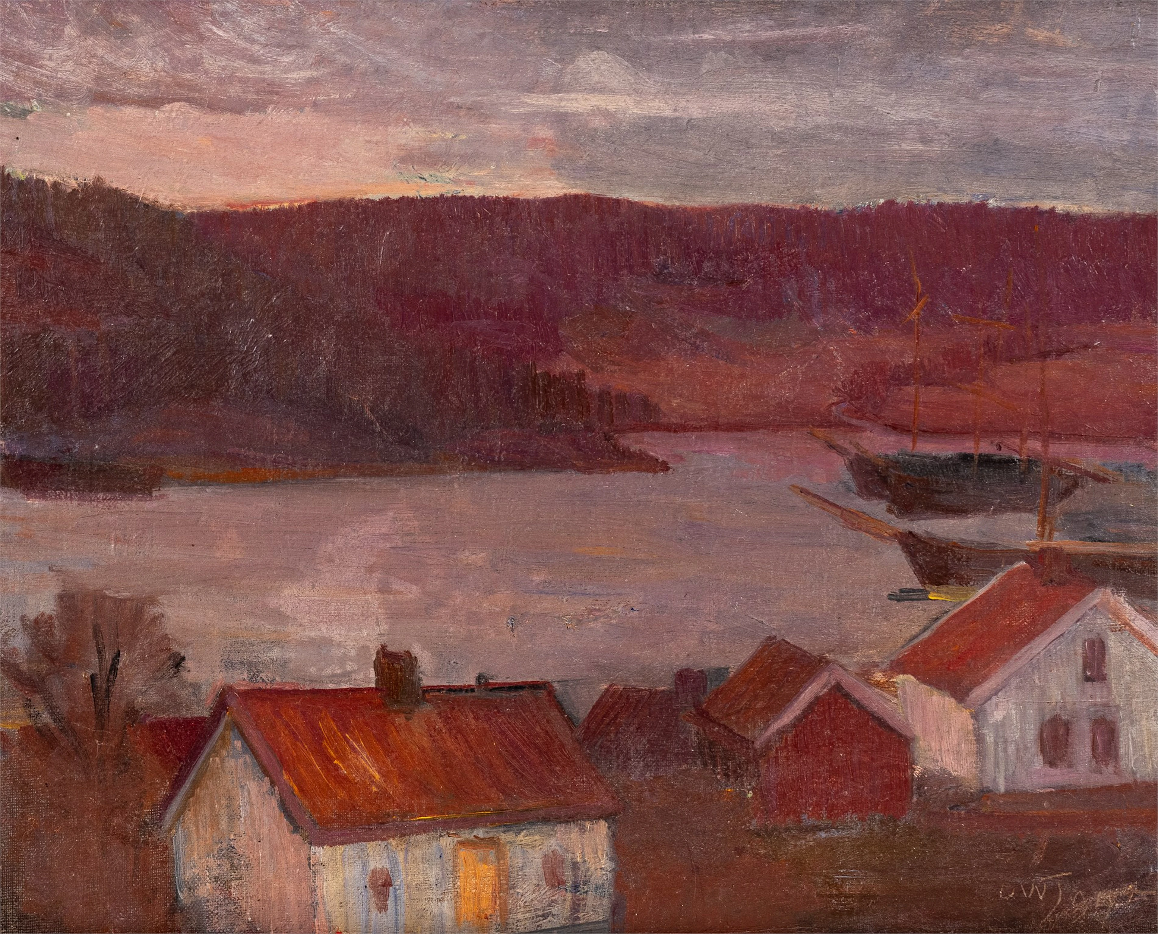 Oluf Wold-Torne (1867 - 1919) "Fra Soon" 1894