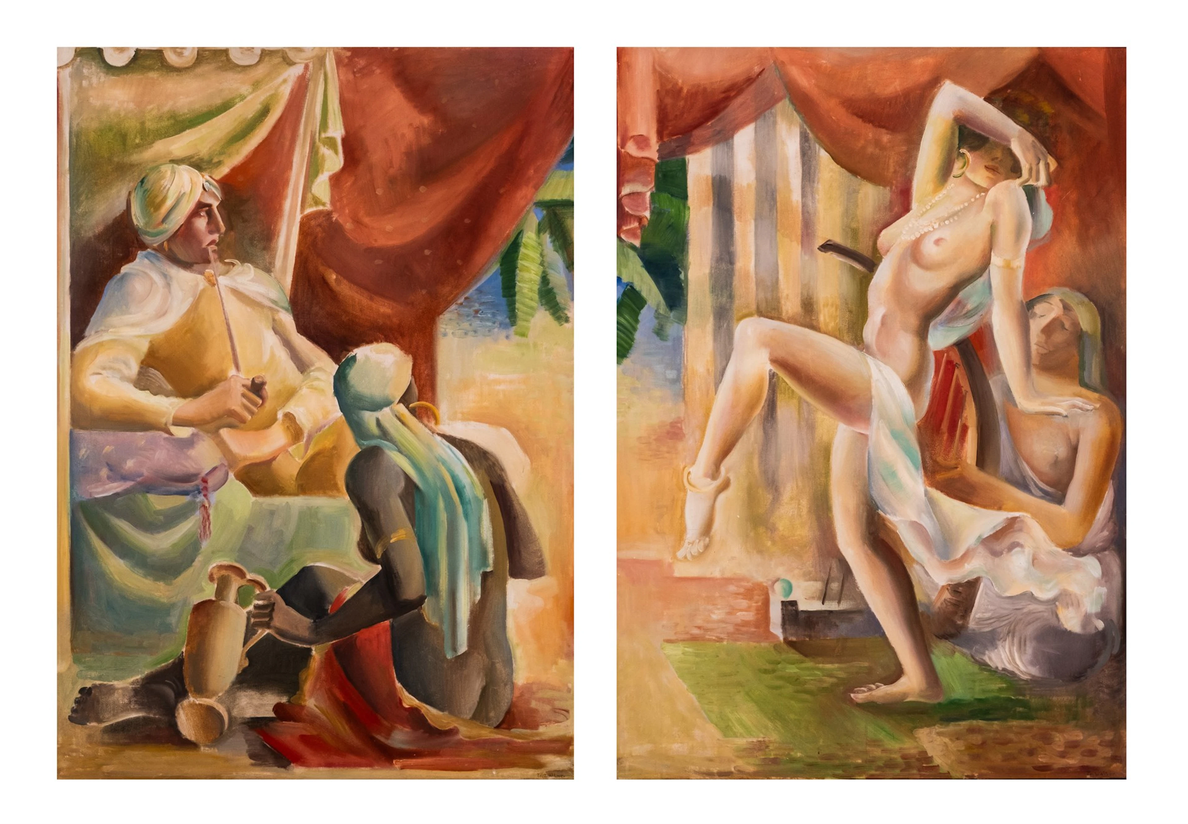 Frank Wathne (1902 - 1991) Peer Gynt - «Profeten» i araberhøvdingens telt