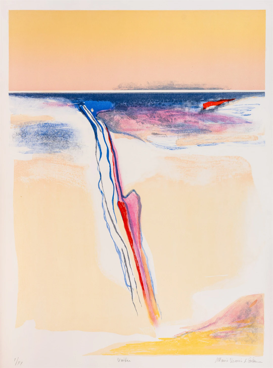 Maria Veronica Lindegaard Solem (1949 - ) "Vinter" 1995