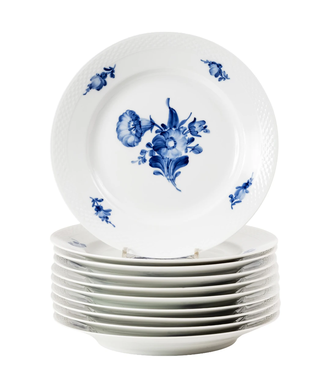 Royal Copenhagen / Kgl. dansk Middagstallerkner - "Blå blomst"