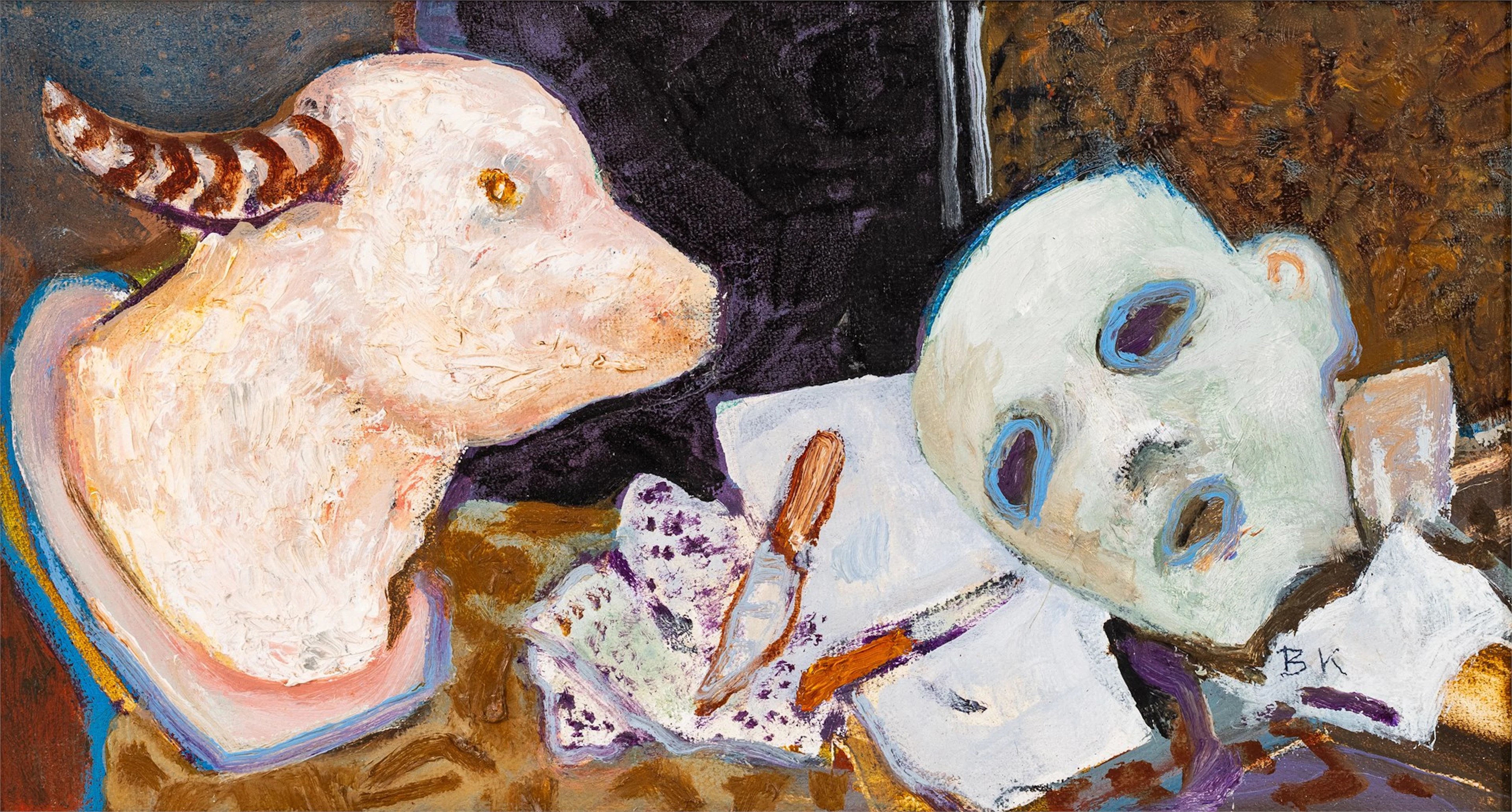 Bjørn Krogstad (1943 - ) "Stilleben II" 2018