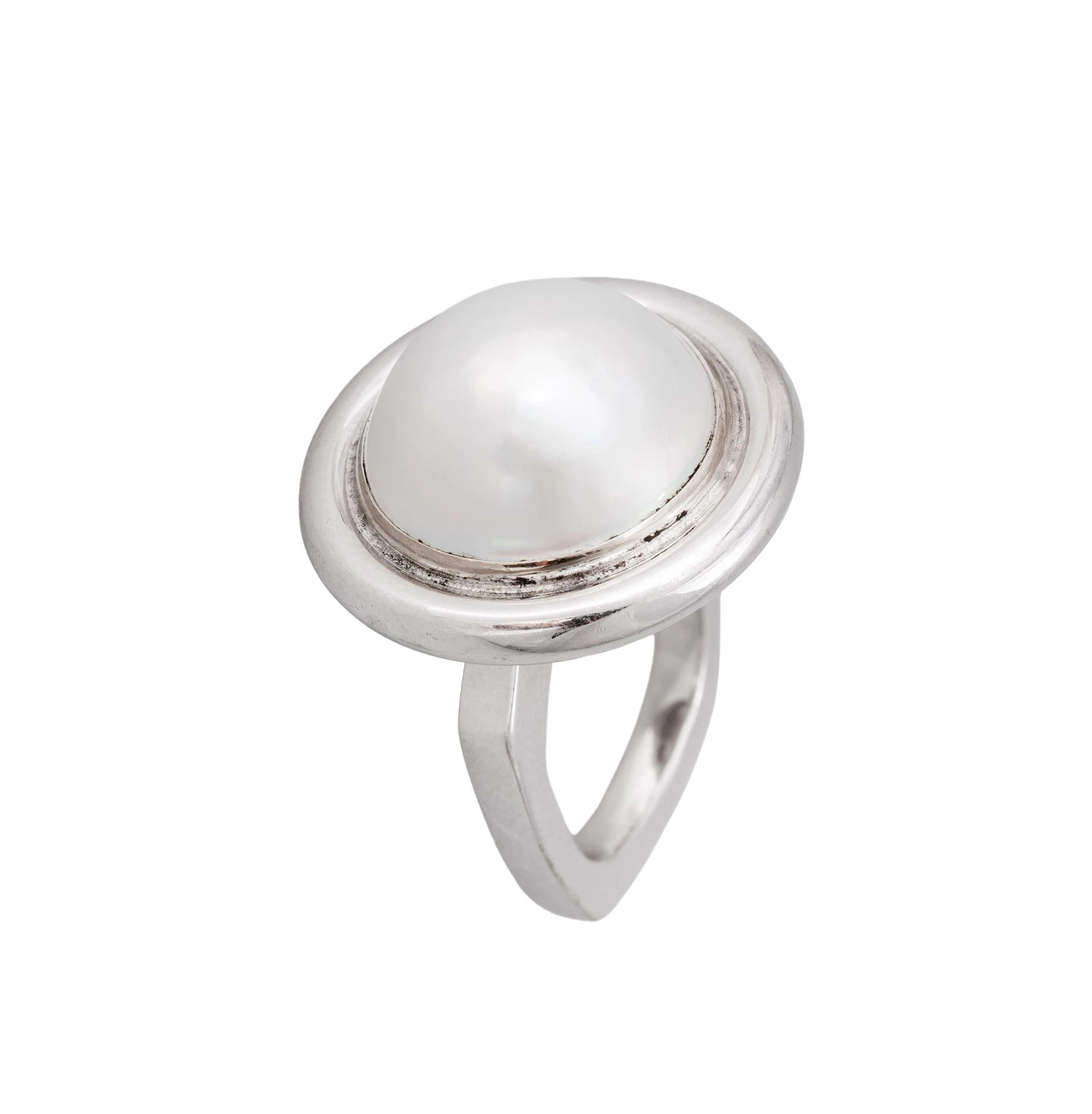 Donna's smykkegalleri Ring med mabéperle