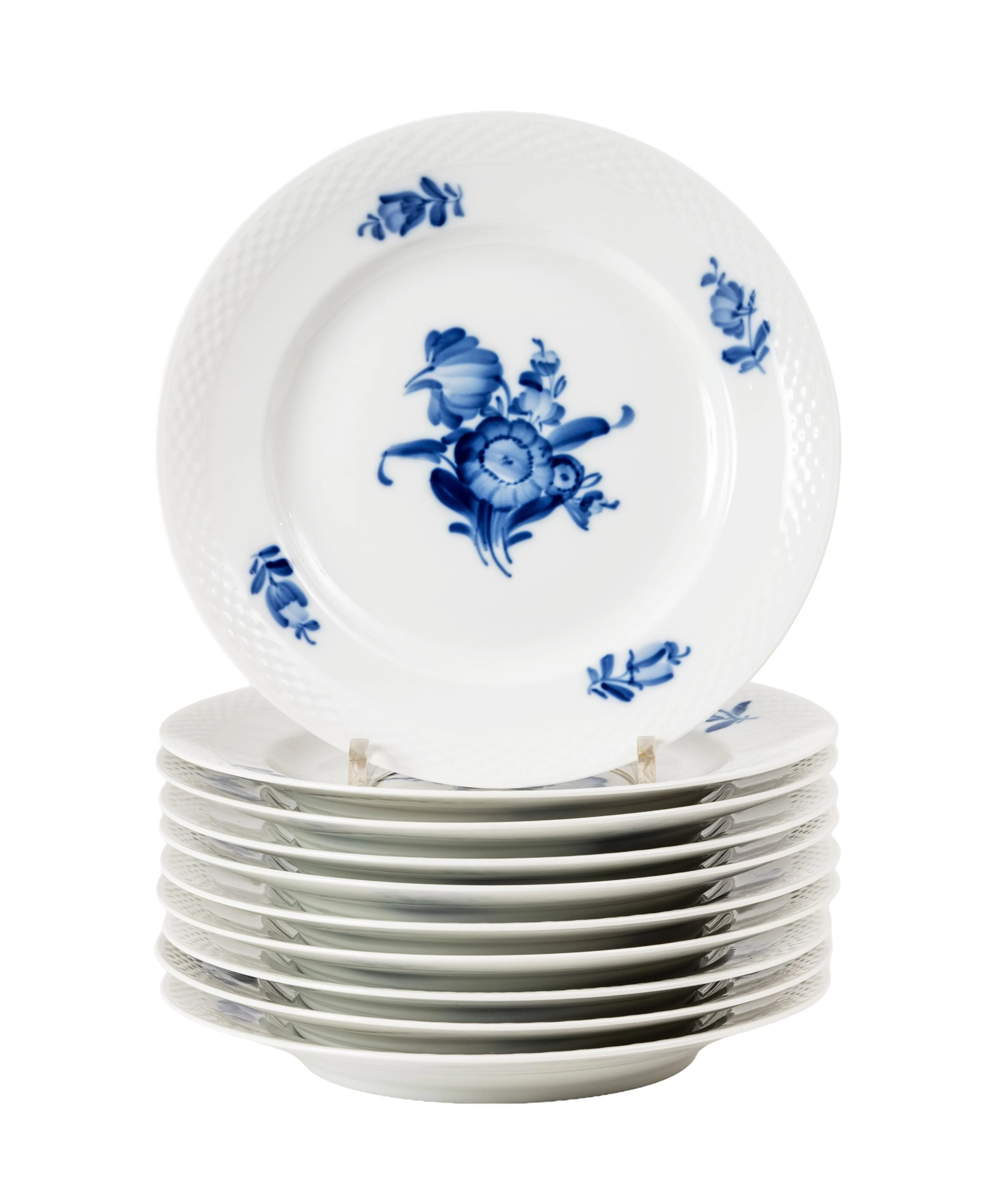 Royal Copenhagen / Kgl. dansk Frokosttallerkner - "Blå blomst"
