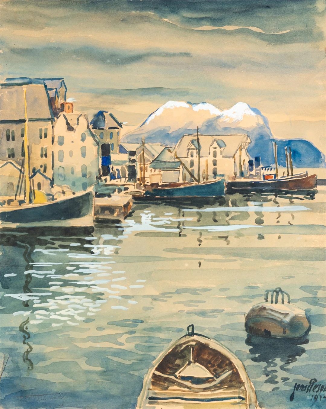 Jonas Peson (1887 - 1952) Fra Ålesund, 1920