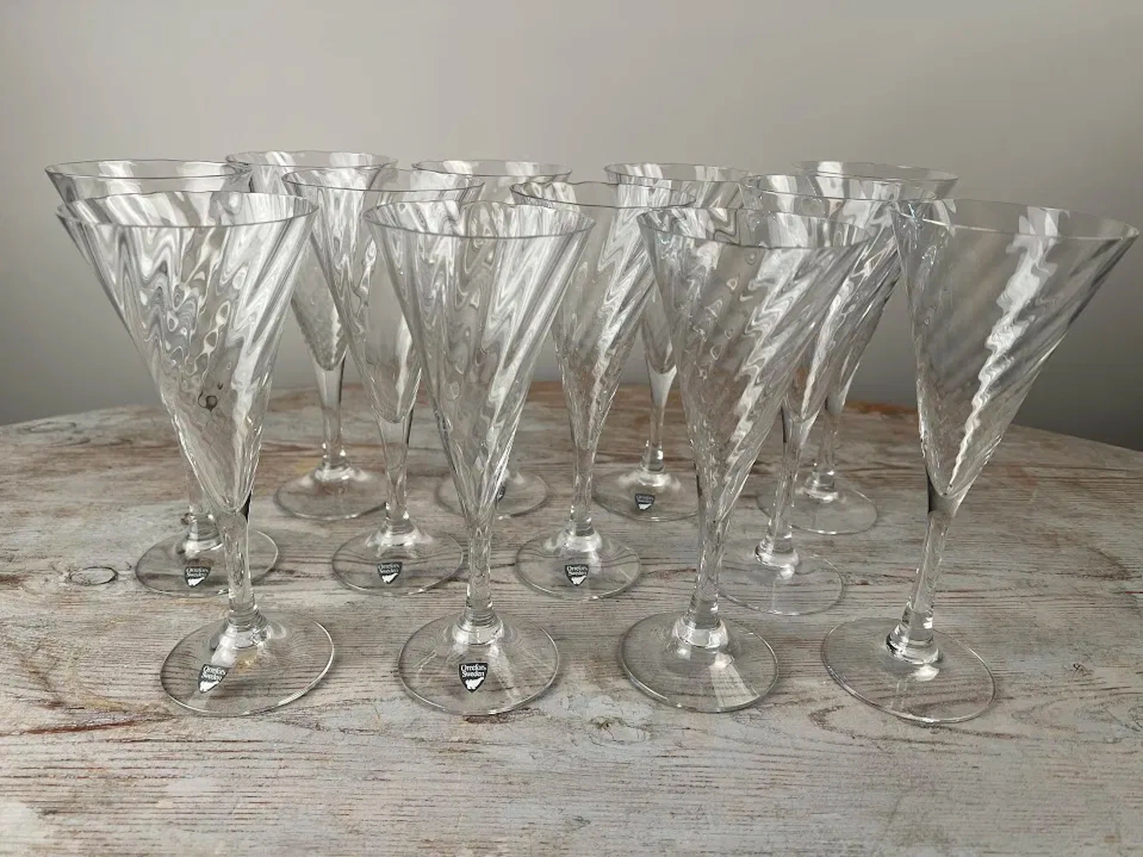 Orrefors champagneglas 12 st