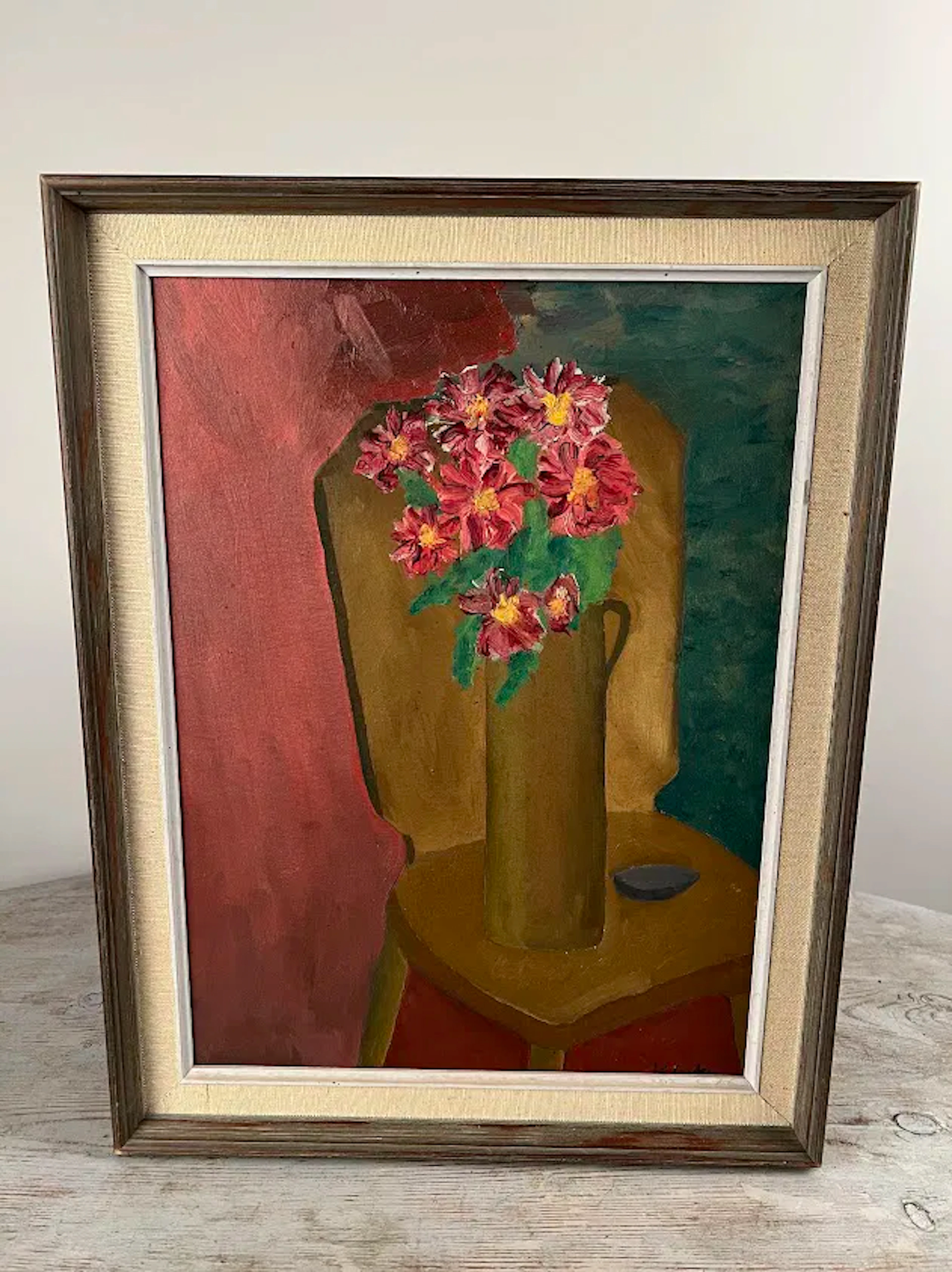 Tavla blomstilleben