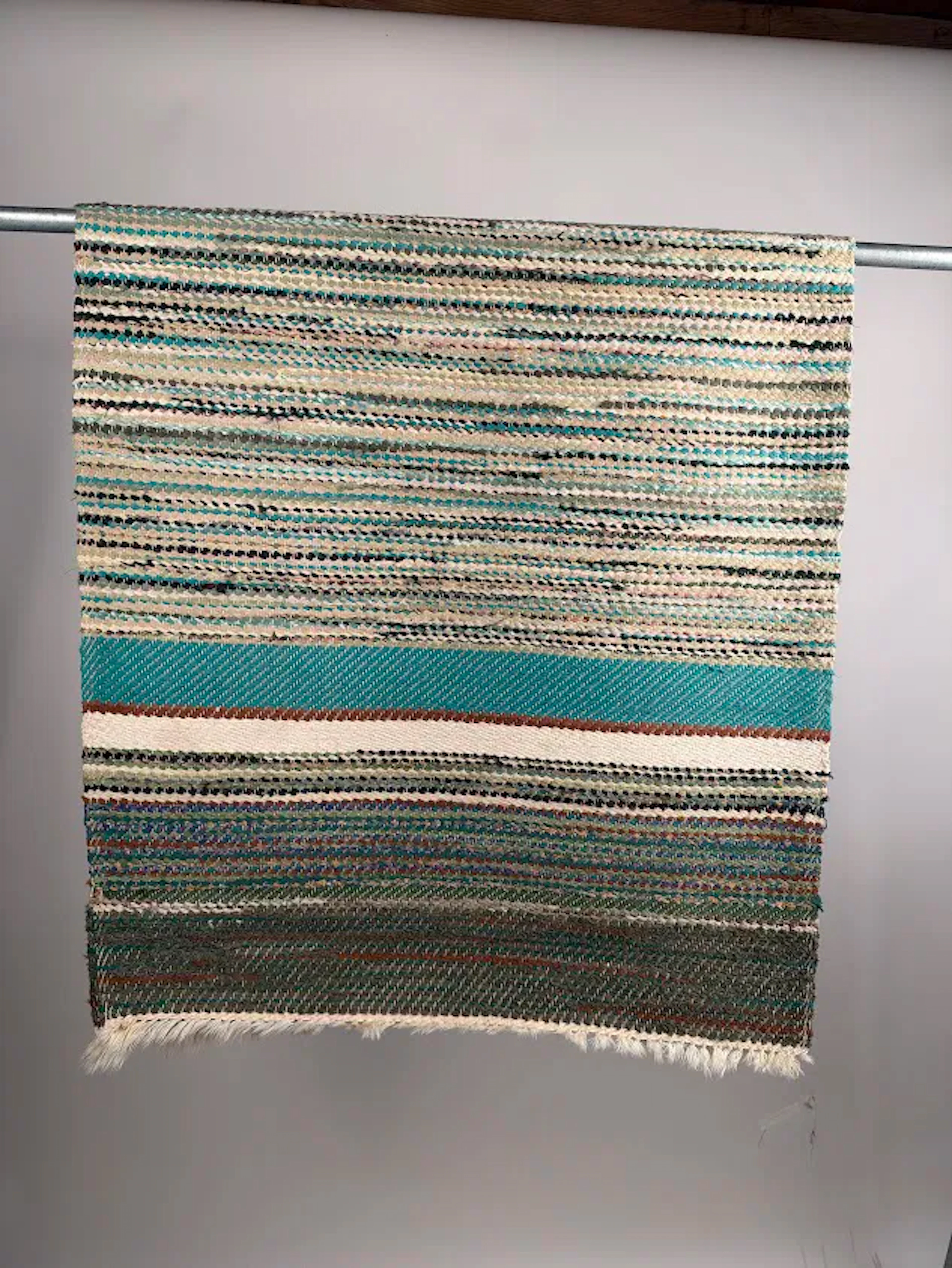 Trasmatta handvävd