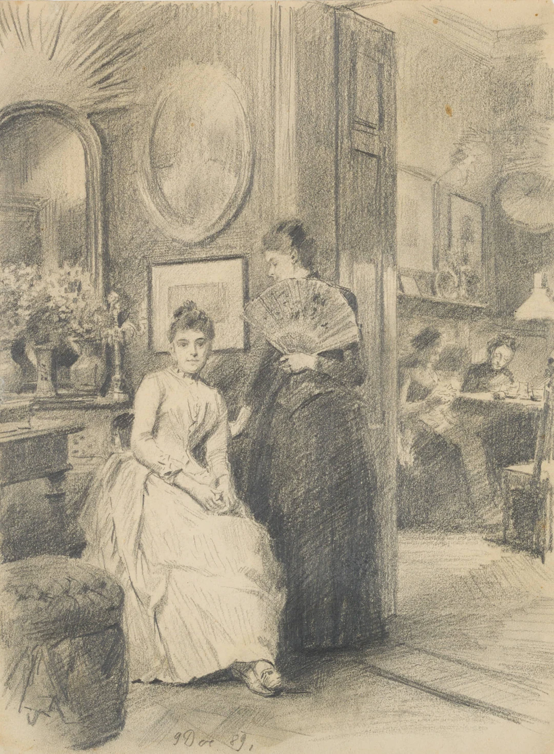 Zwei Damen im Salon | 44742