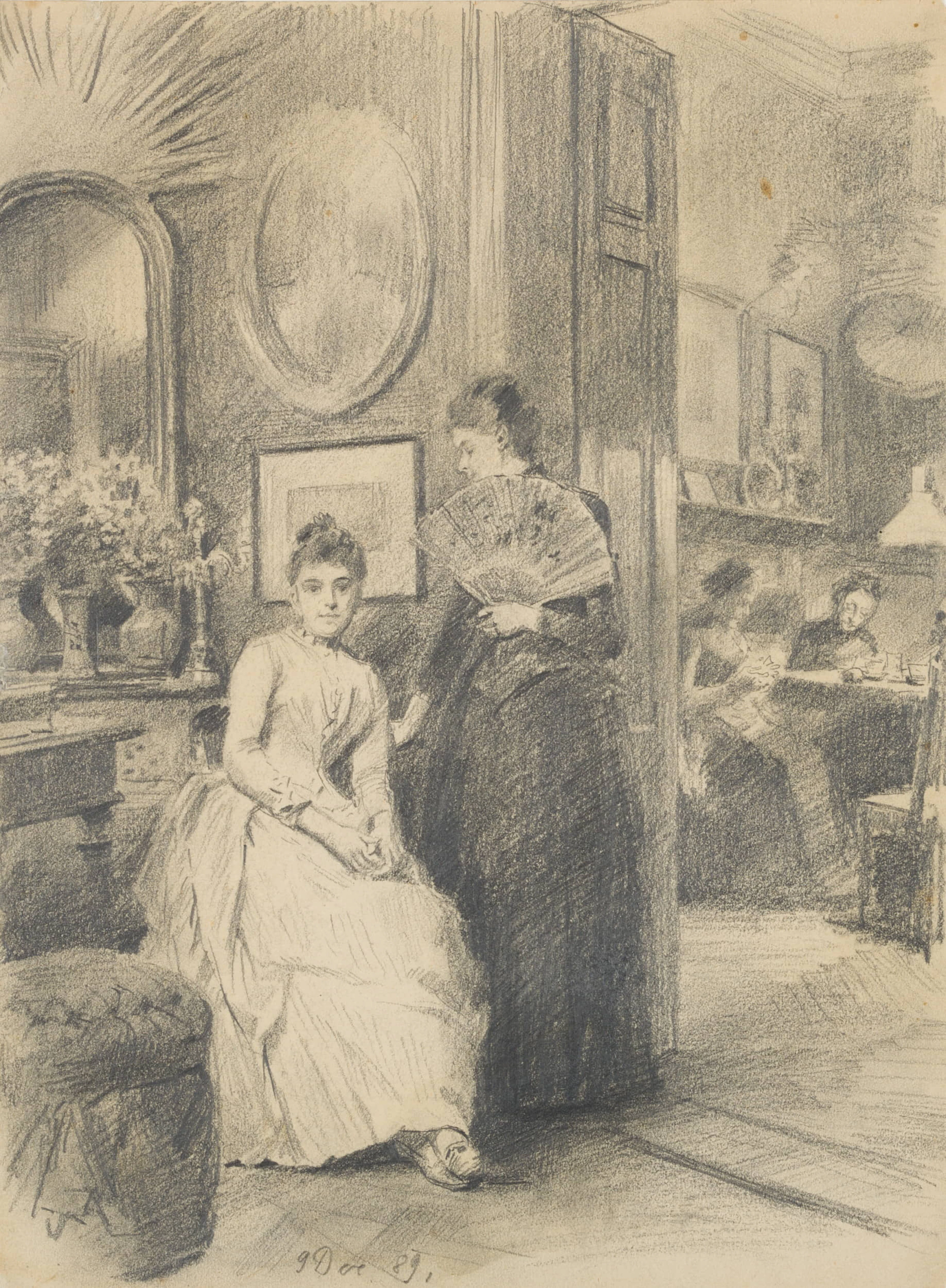 Zwei Damen im Salon | 44742