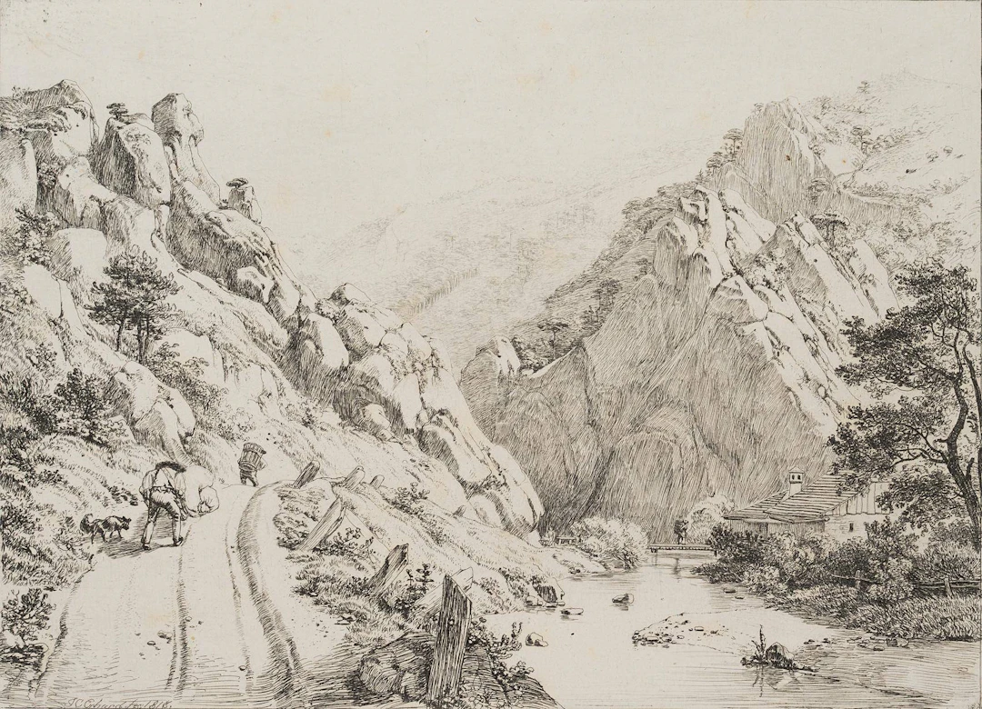Der Schiebkärrner in der Brühl bei Wien | 17146