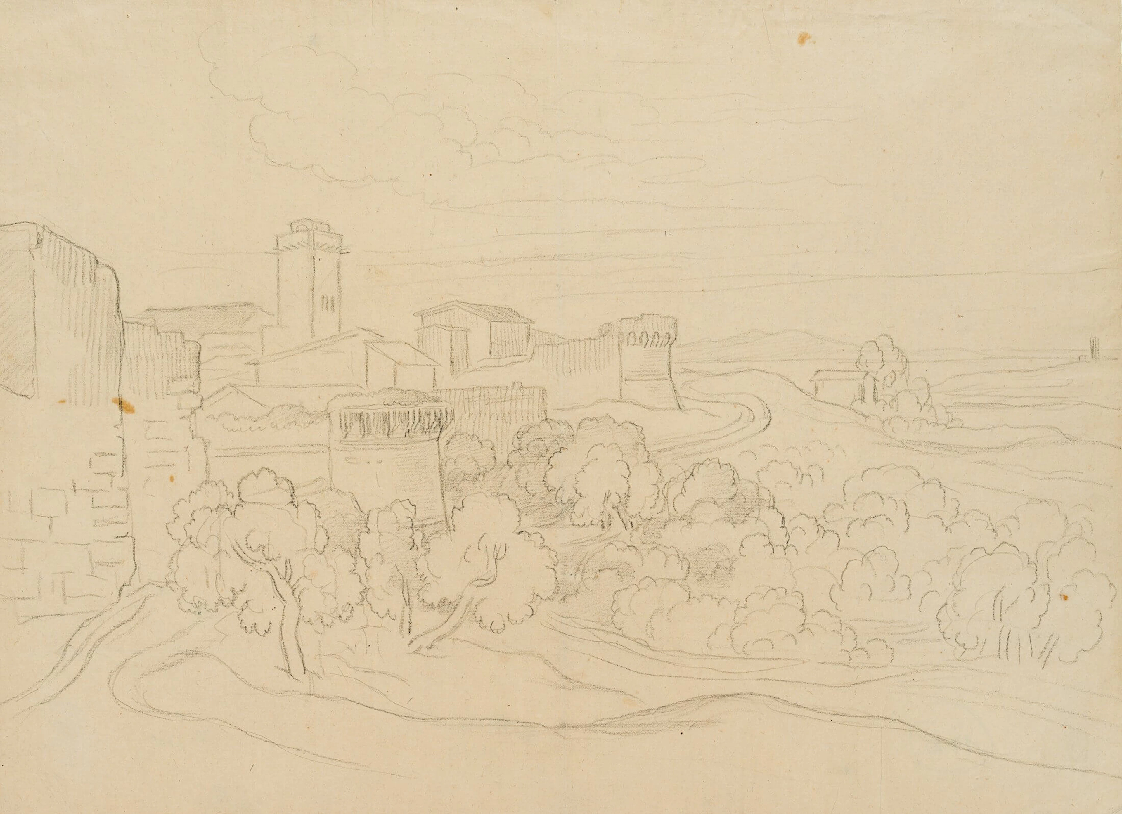 Befestigte Stadt, Italien | 15799
