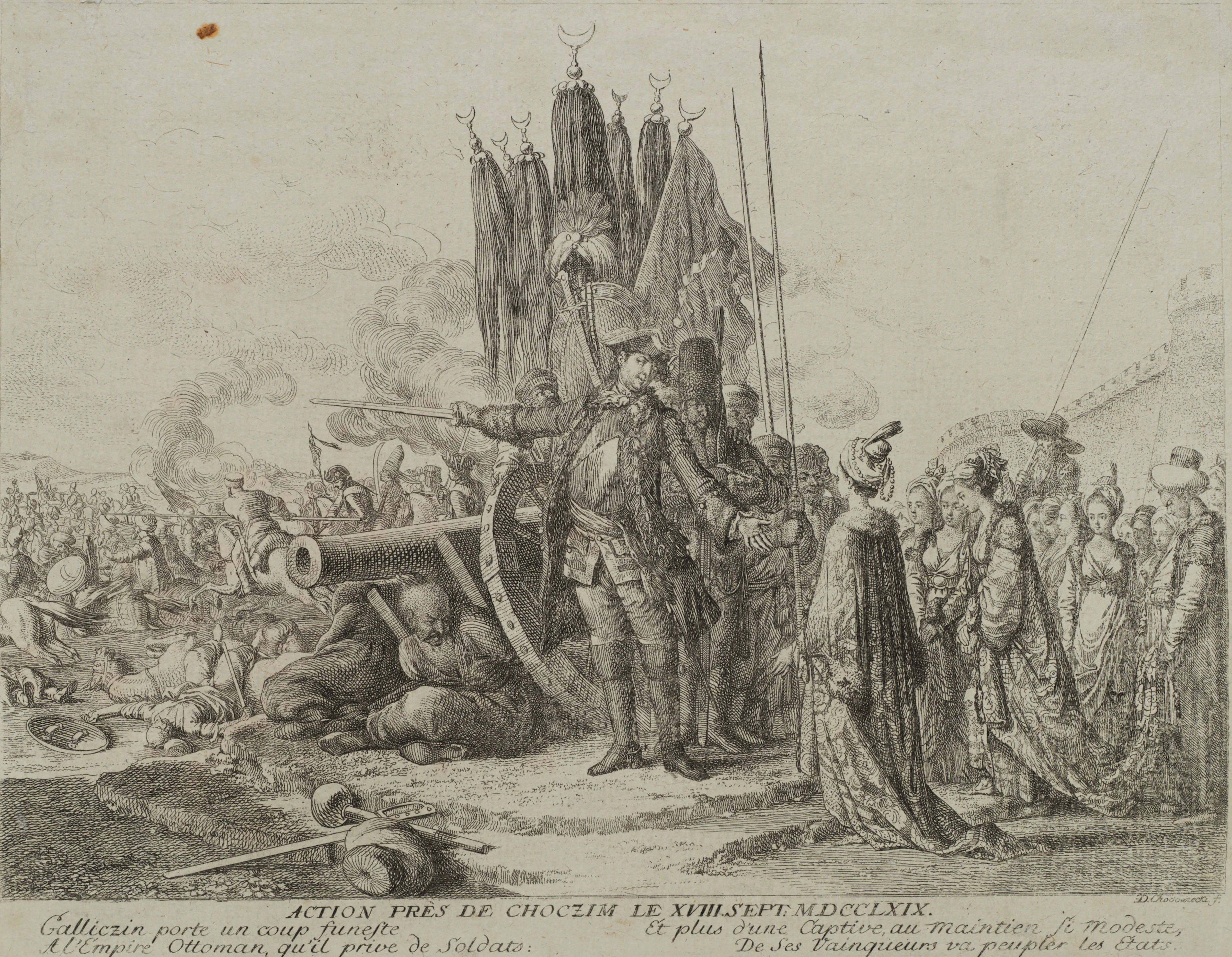 Action près de Choczim le 18. Sept. 1769 | 16766