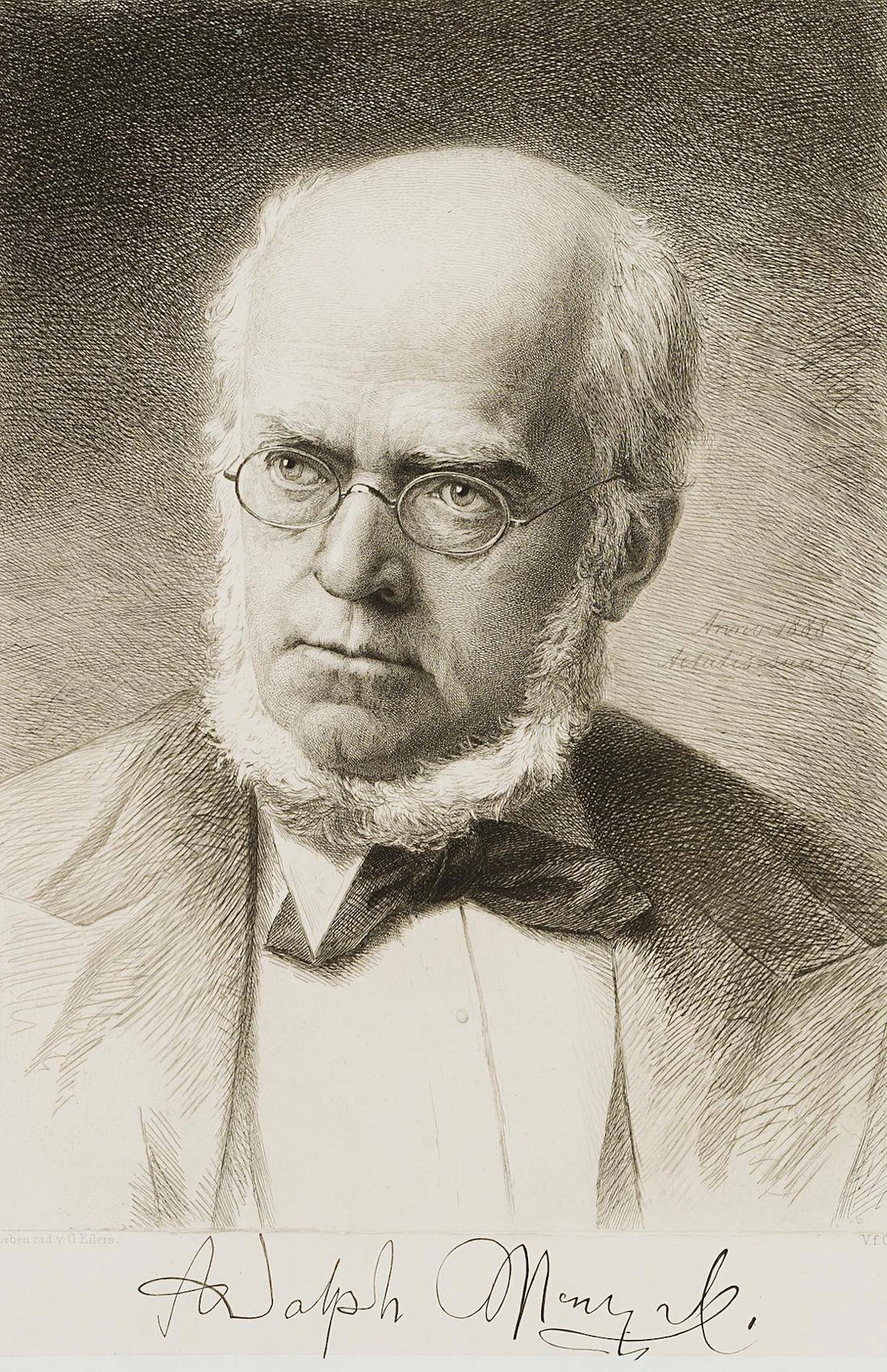 Porträt Adolph von Menzel, 73 Jahre | 16795