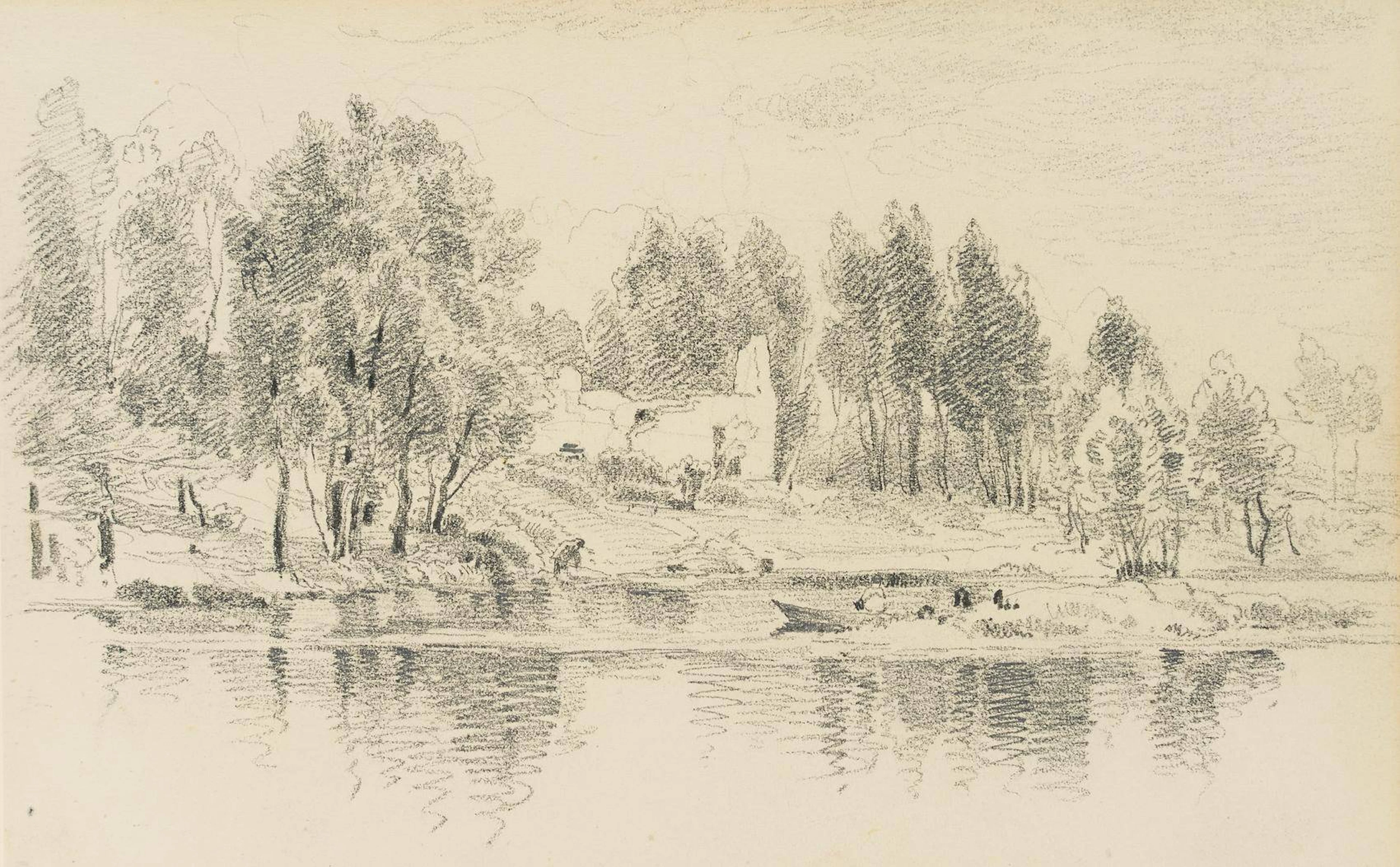 Ruine am Fluss | 15979
