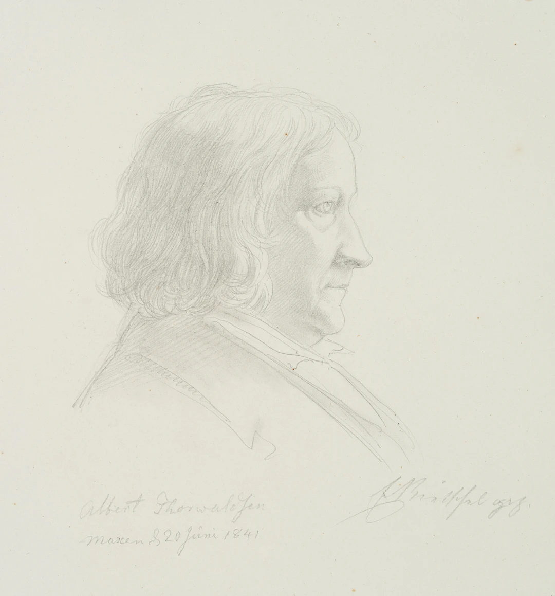 Ernst Friedrich Rietschel (1804 Pulsnitz - 1861 Dresden), Porträt