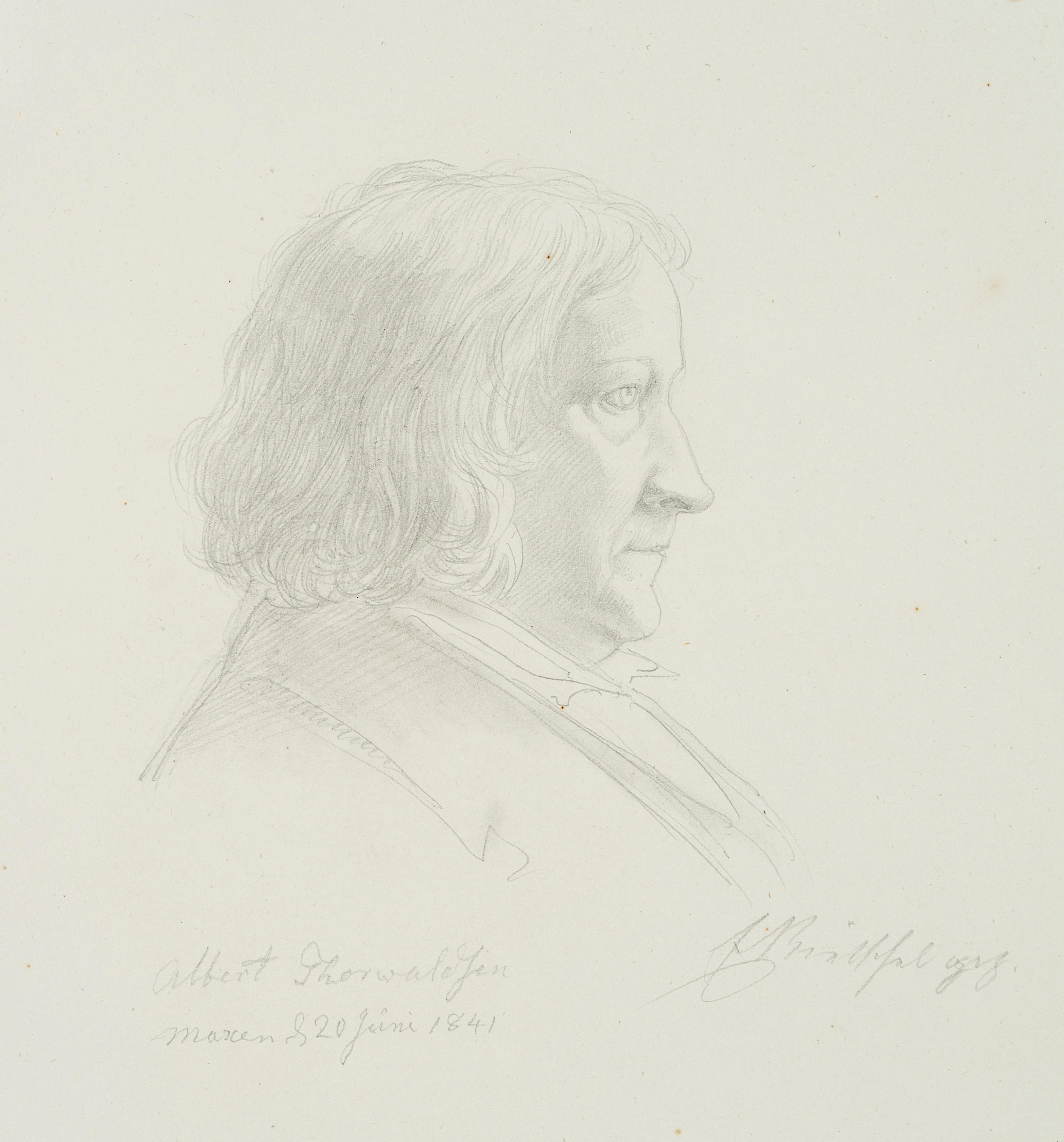 Ernst Friedrich Rietschel (1804 Pulsnitz - 1861 Dresden), Porträt