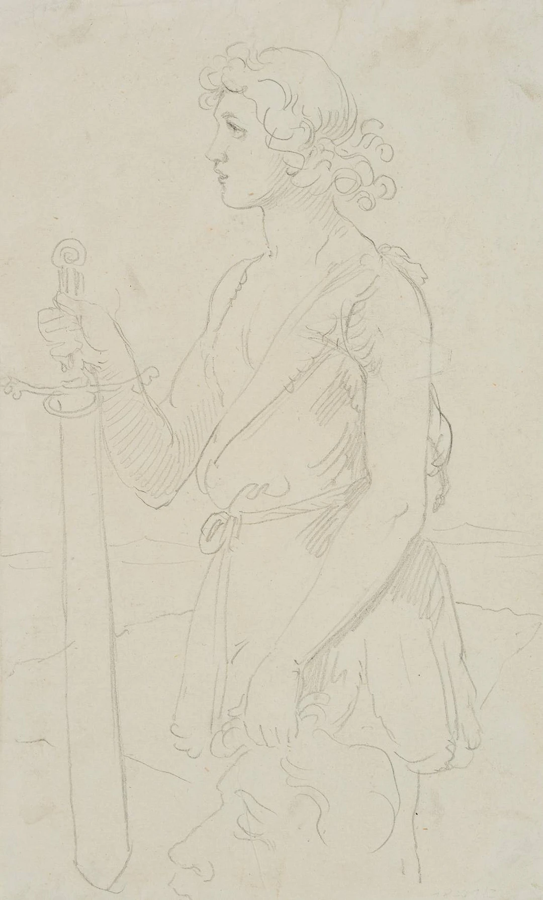 David mit dem Haupt des Goliath | 14565