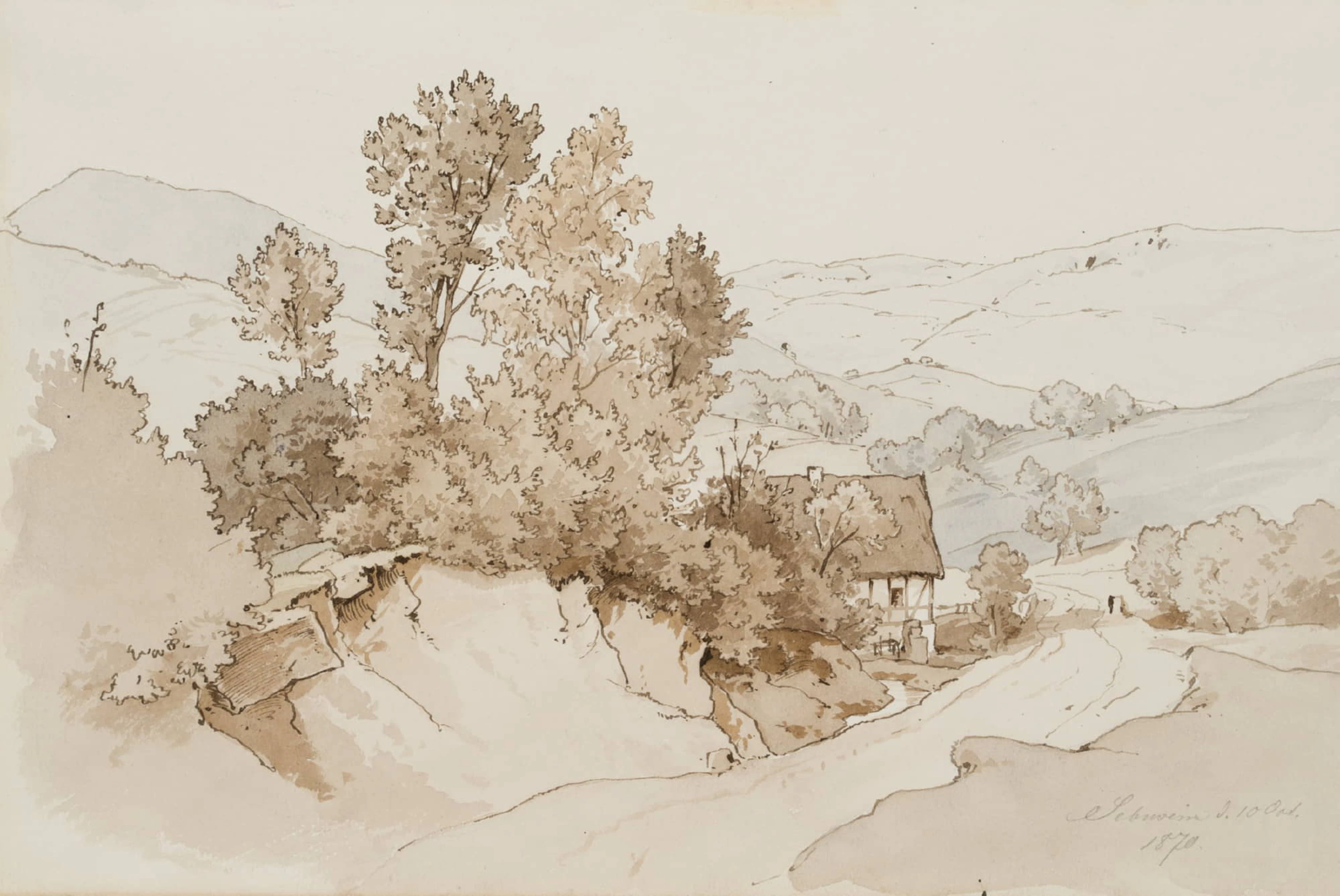 Hügellandschaft bei Sebusein | 15628