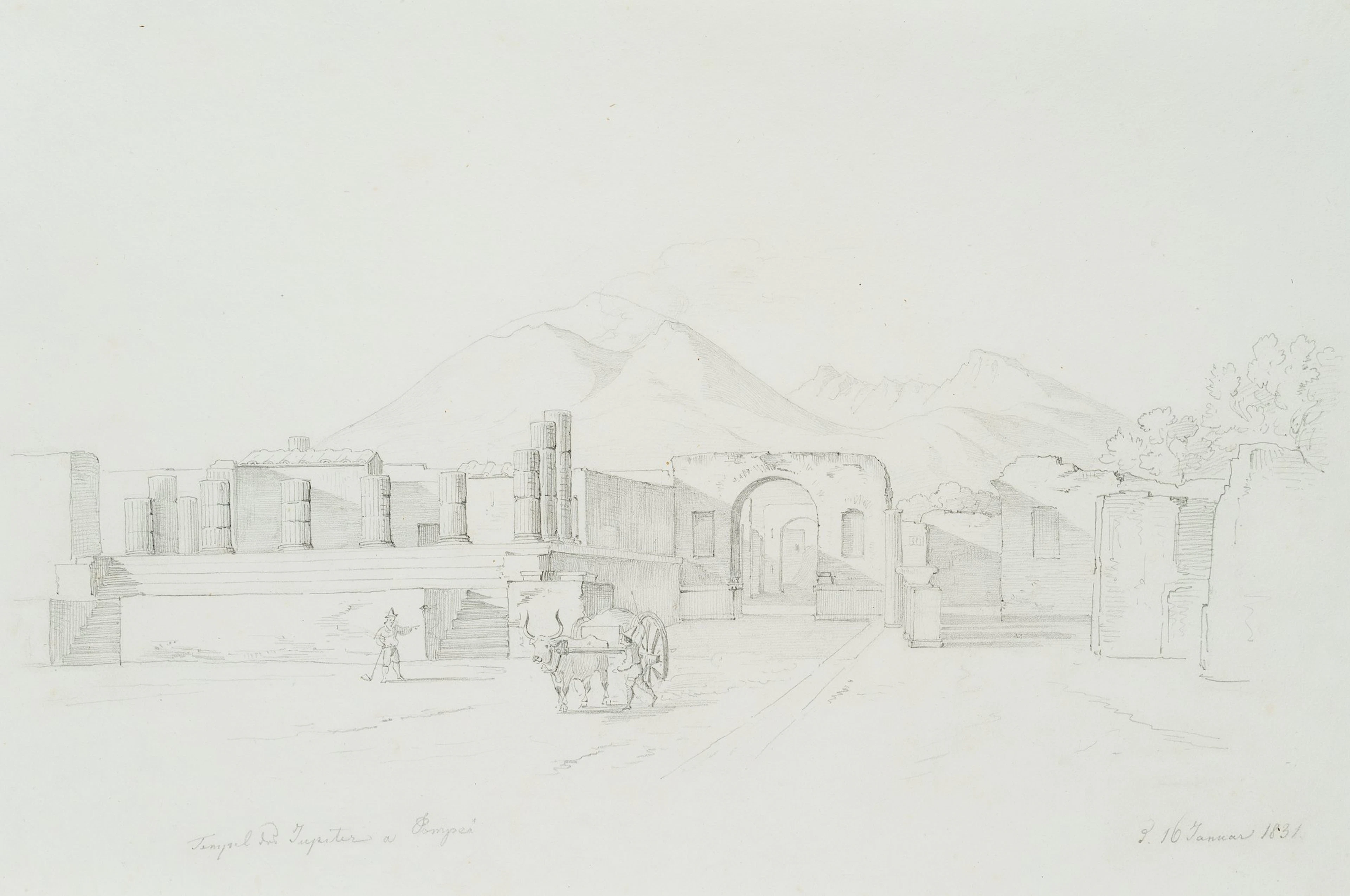 Tempel des Jupiter in Pompei | 18285