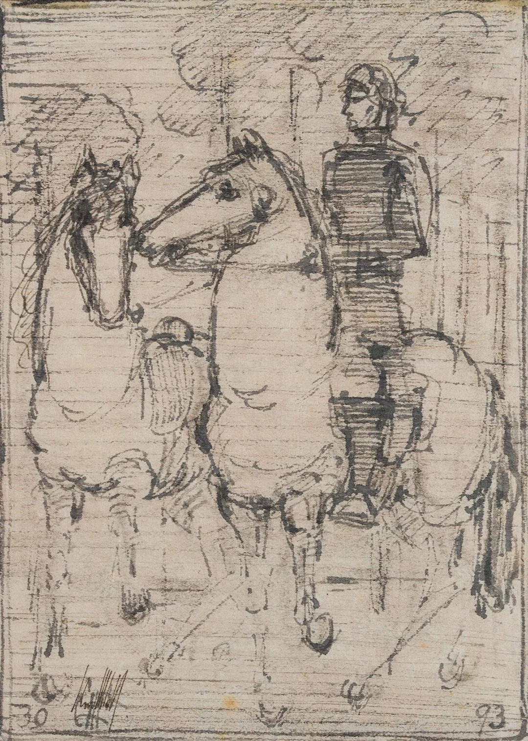 Reiter mit Handpferd | 19853