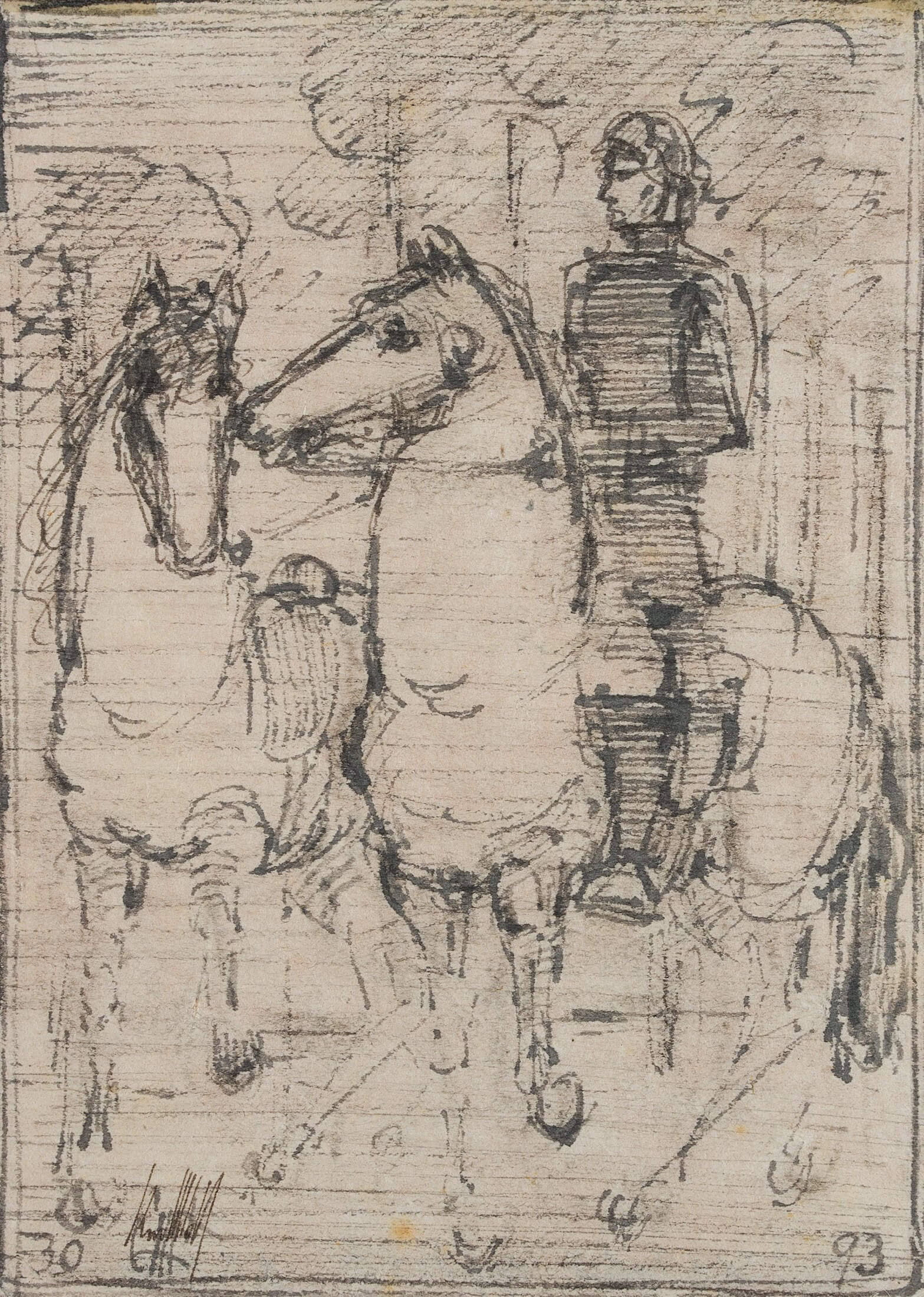 Reiter mit Handpferd | 19853