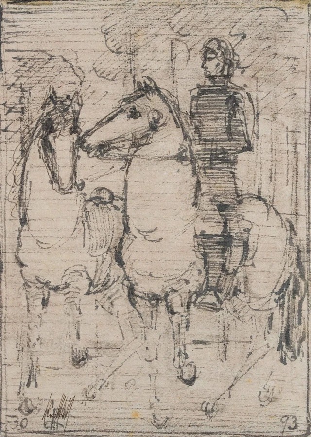 Reiter mit Handpferd | 19853