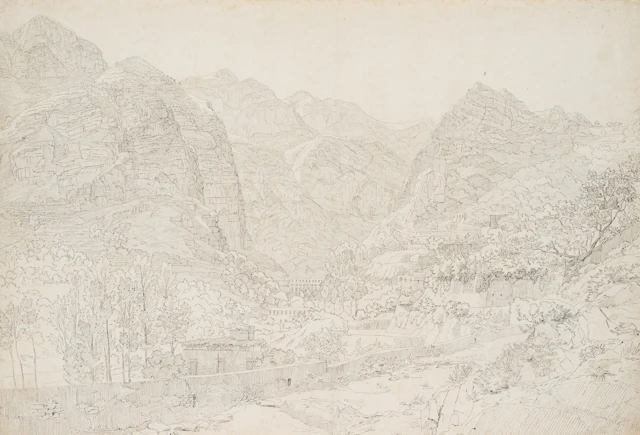 Carl Wilhelm Götzloff (1799 Dresden - 1866 Neapel), Das Mühlental